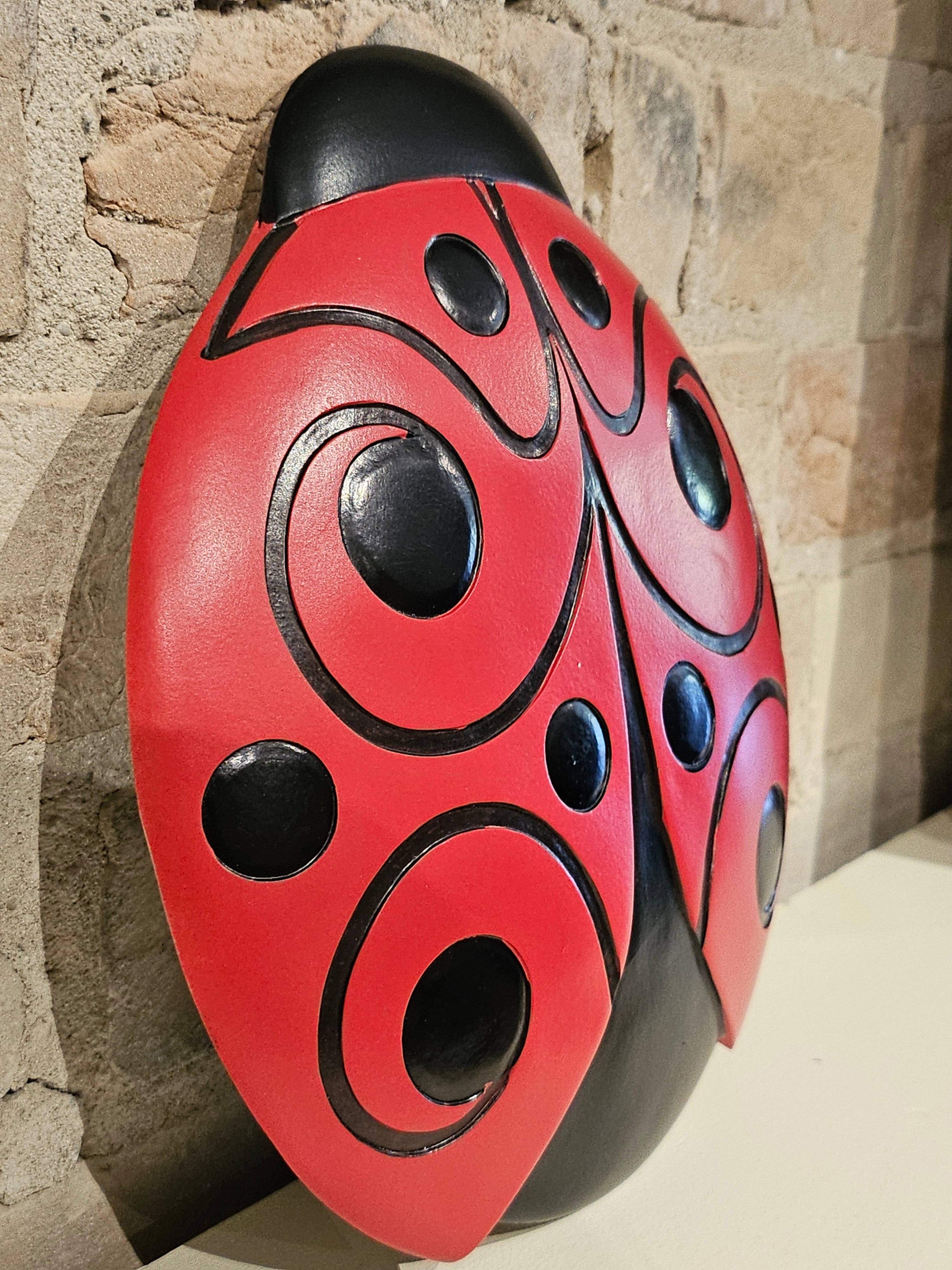 Stepping Stone / Wall Plaque - Ladybug - 13009