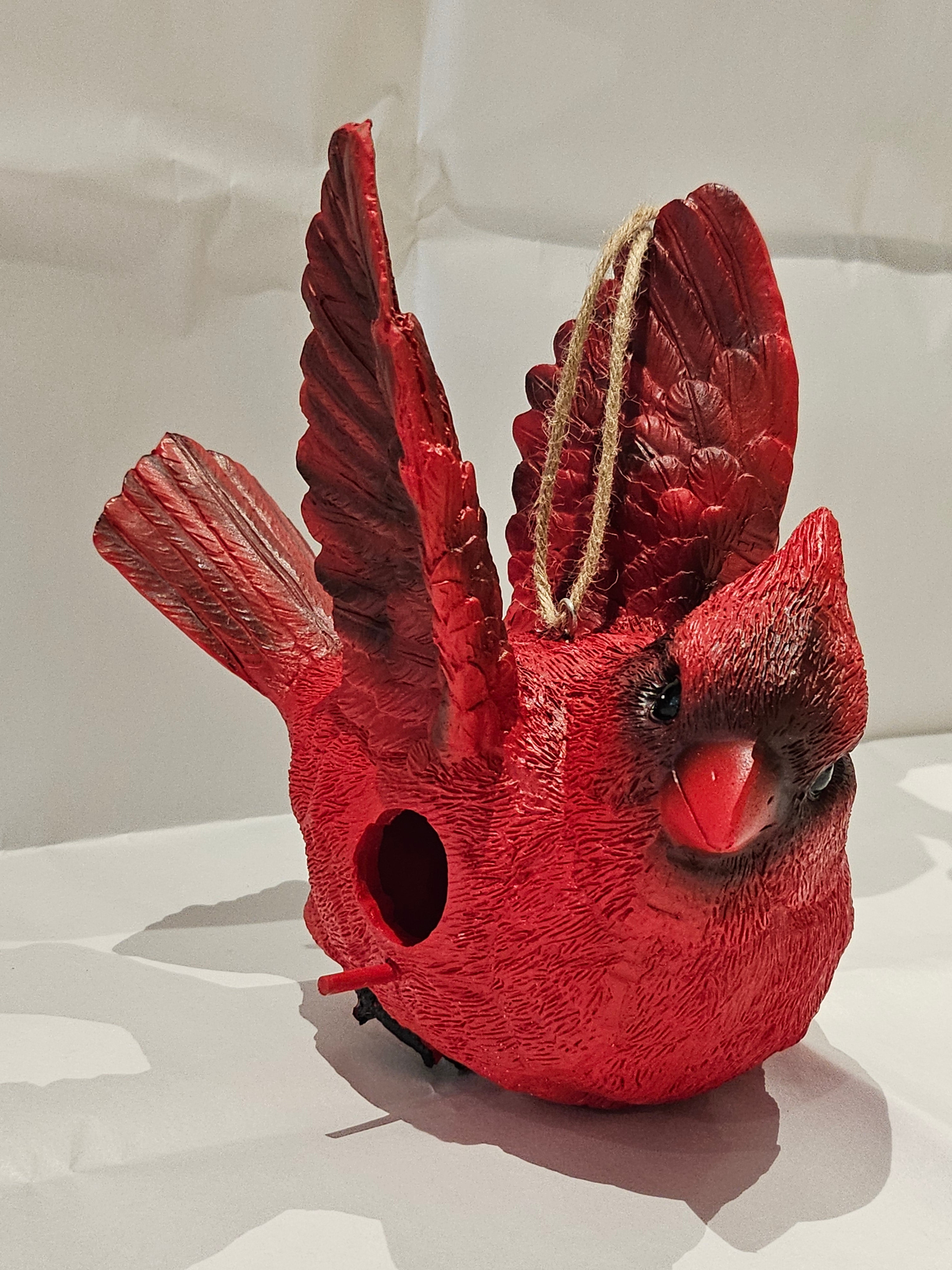 Birdhouse - Decorative - Cardinal - 10294