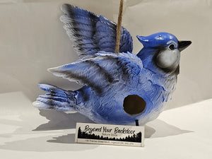 Birdhouse - Decorative - Blue Jay - 10298