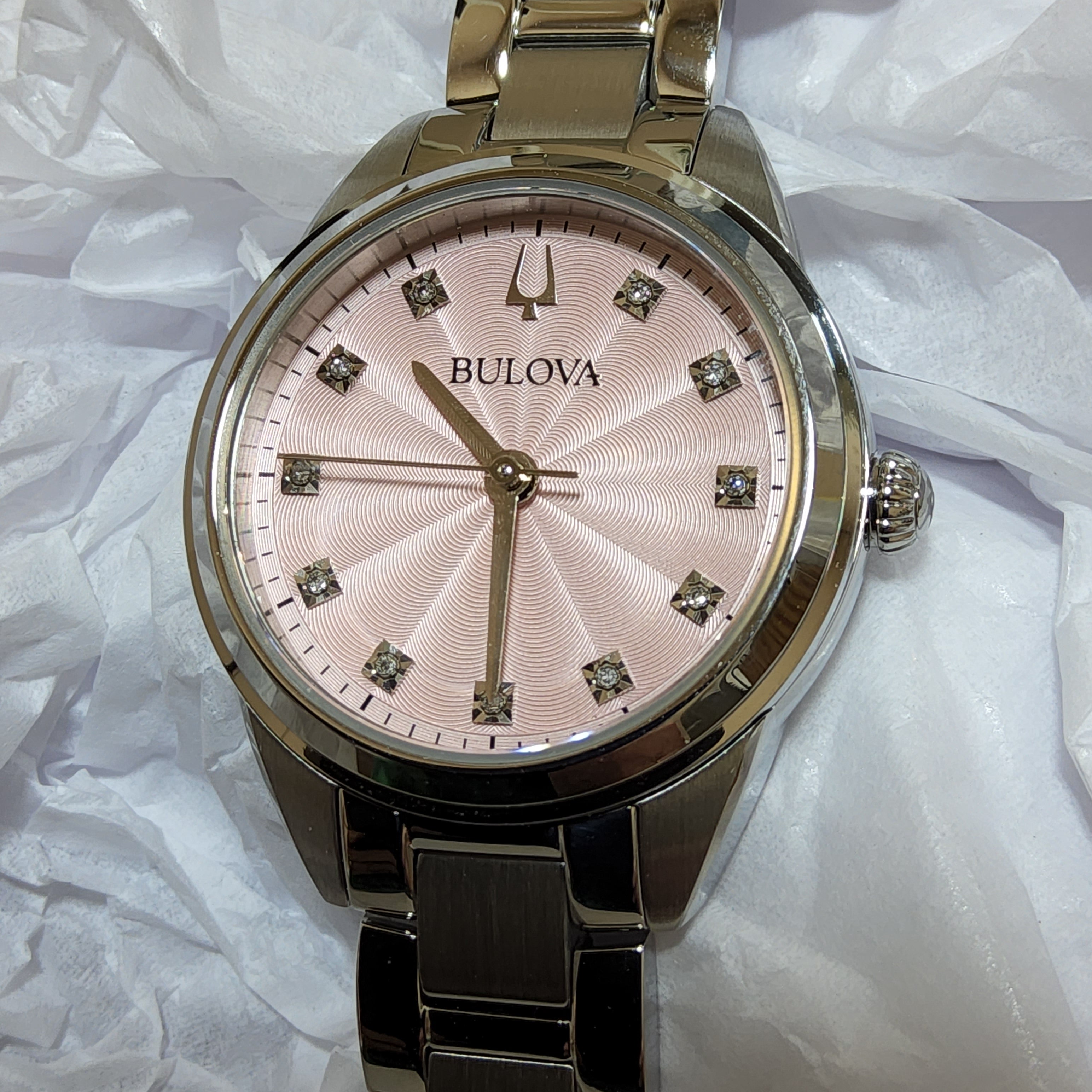 Bulova Silver Tone Watch - 96P249 (Sutton)