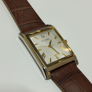 Bulova Brown Leather Band Watch - 98B430 (Sutton)