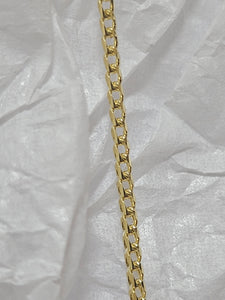 18" 10Kt Yellow Gold Franco Style Chain
