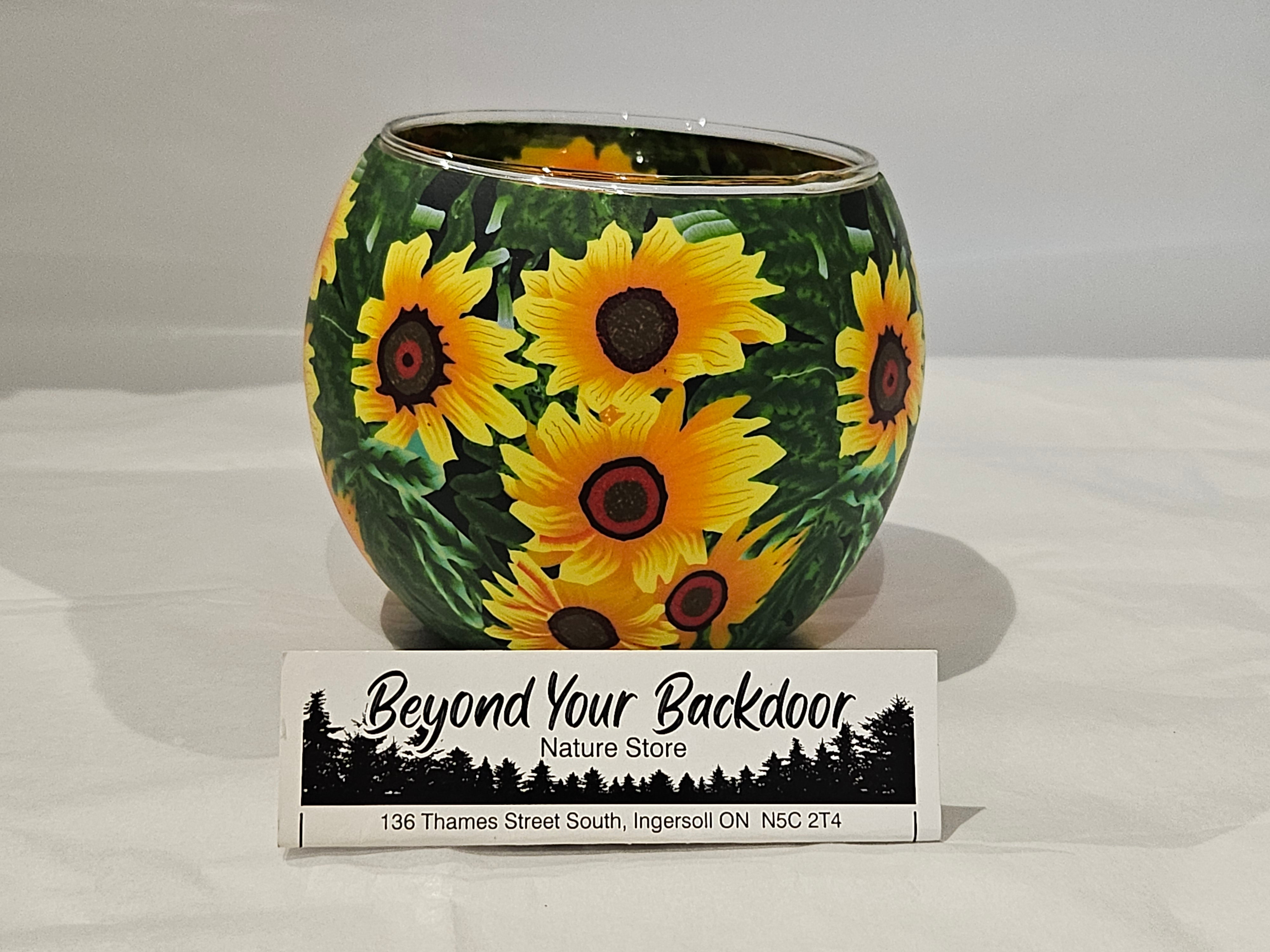 Tea Light Holder - Sunflowers - 231210