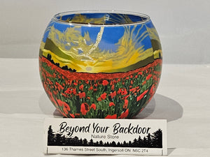 Tea Light Holder - Poppy Sunrise - 240240