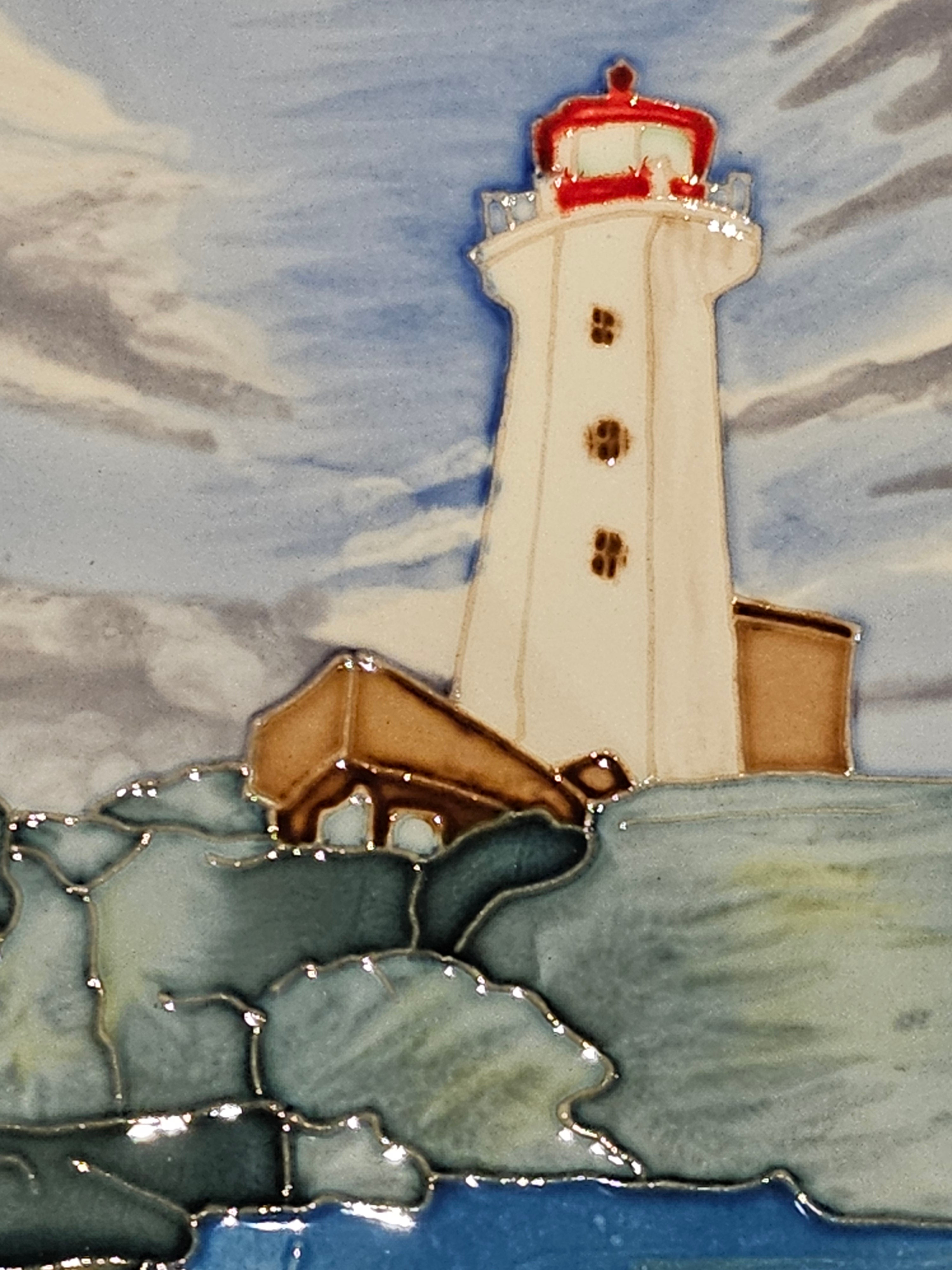 Tile Art Plaque - 11x14" - Peggy's Cove - 520226