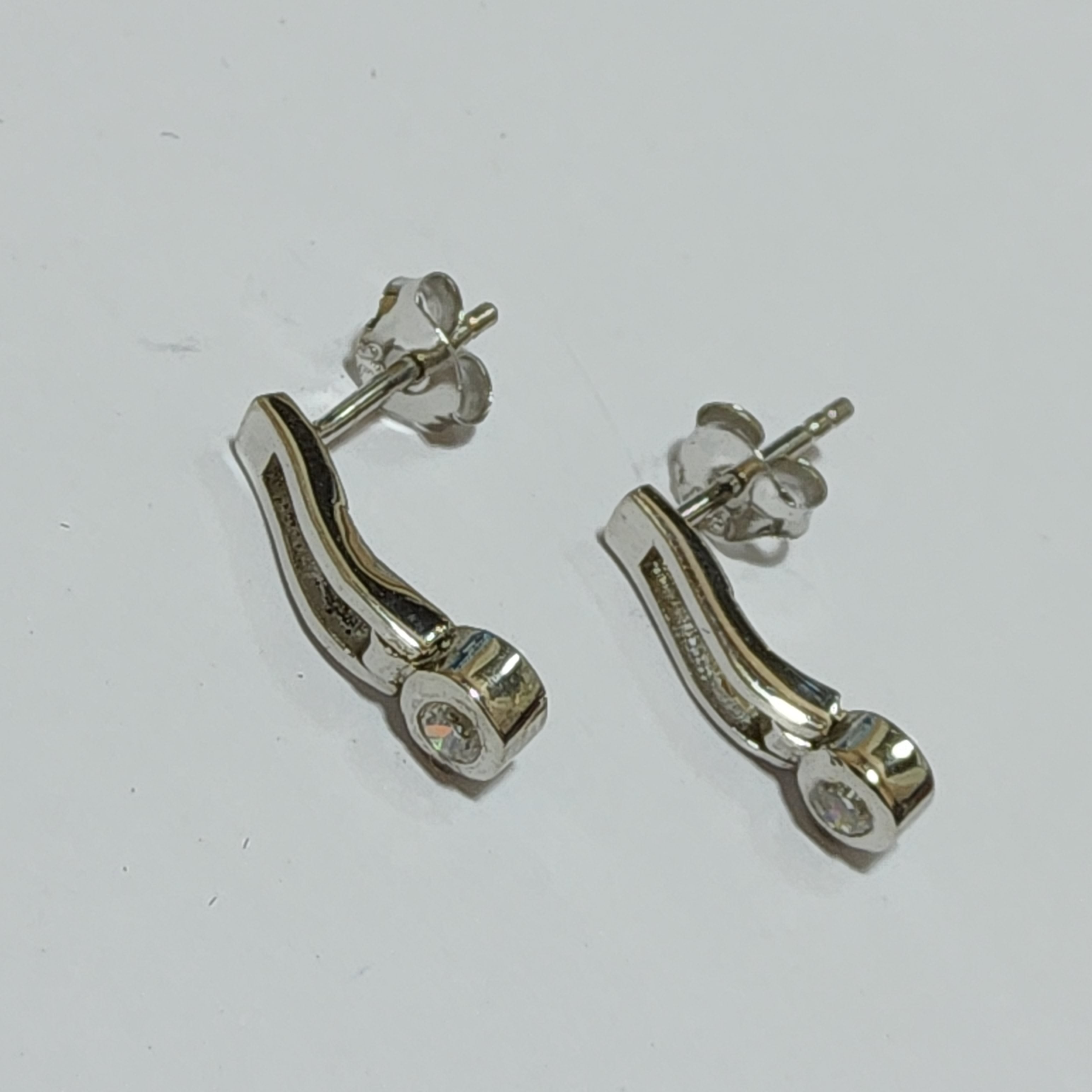 S/SEarrings - Stud style - Cubic zirconia - 5397