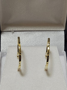 Gold Hoop Earrings 17mm - 329