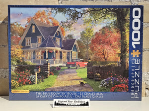 Eurographics Puzzle - The Blue Country House - 1000 pieces - 6000-0978