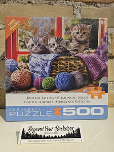 Eurographics Puzzle - Knittin' Kittens - 500 Large pieces - 8500-5500