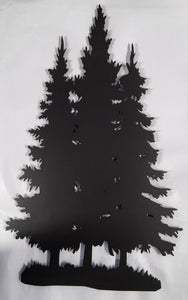 Metal Wall Art - Spruce Trees