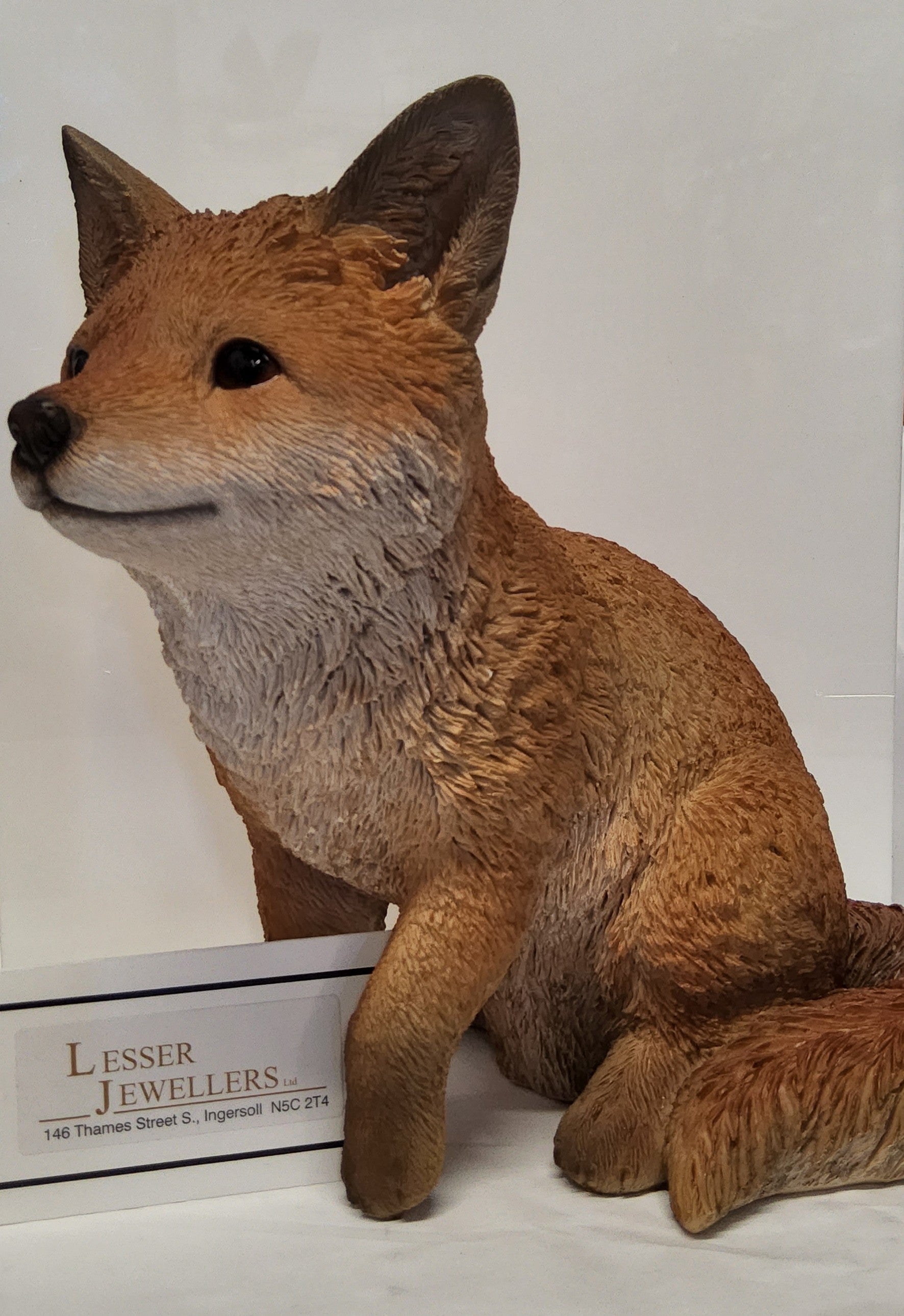 Animal Figurine - Fox Pup - Sitting 87719-E