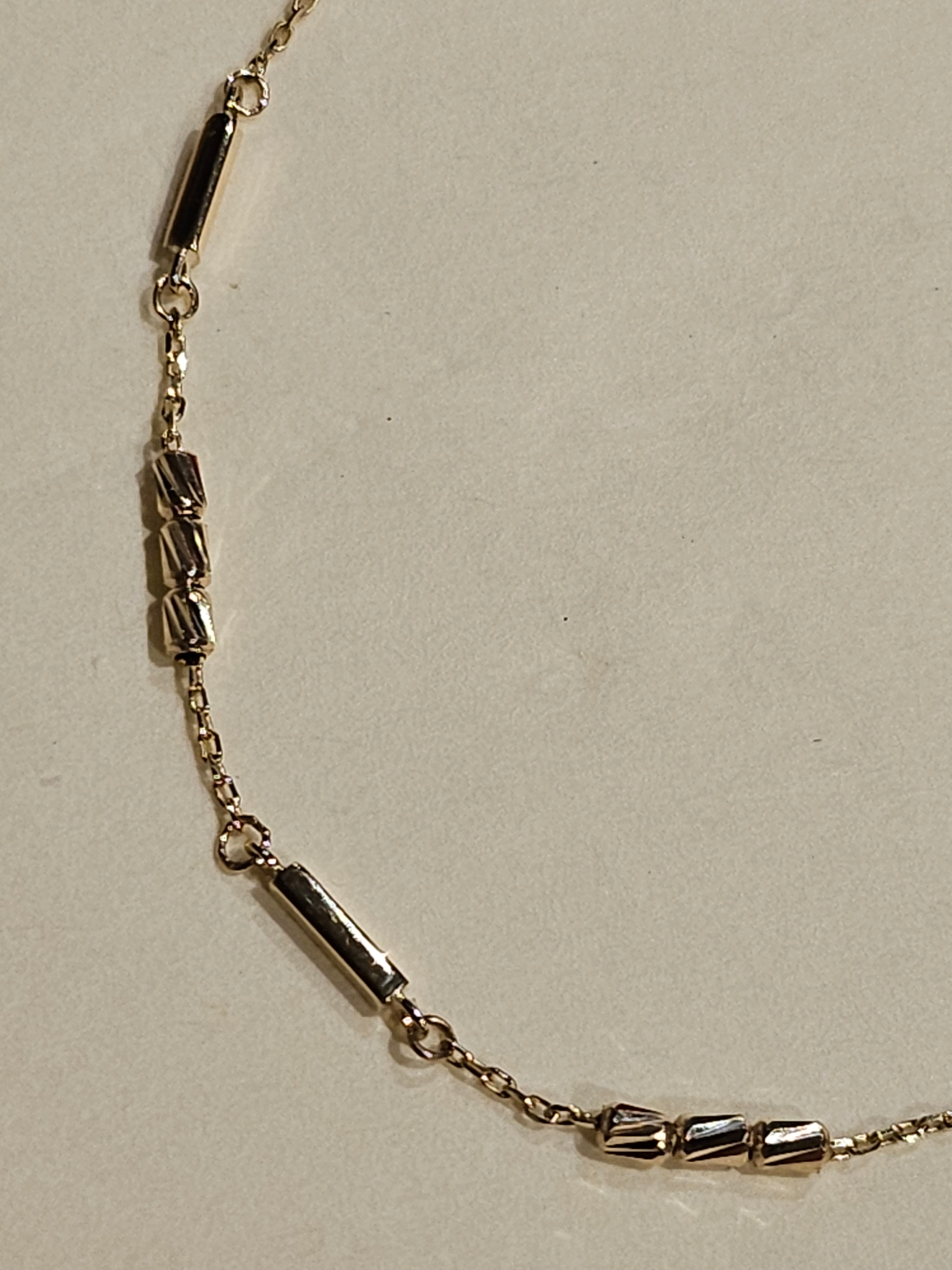 Yellow Gold (10Kt) Fancy Link Bracelet 7.5-inch - 9078 - $386