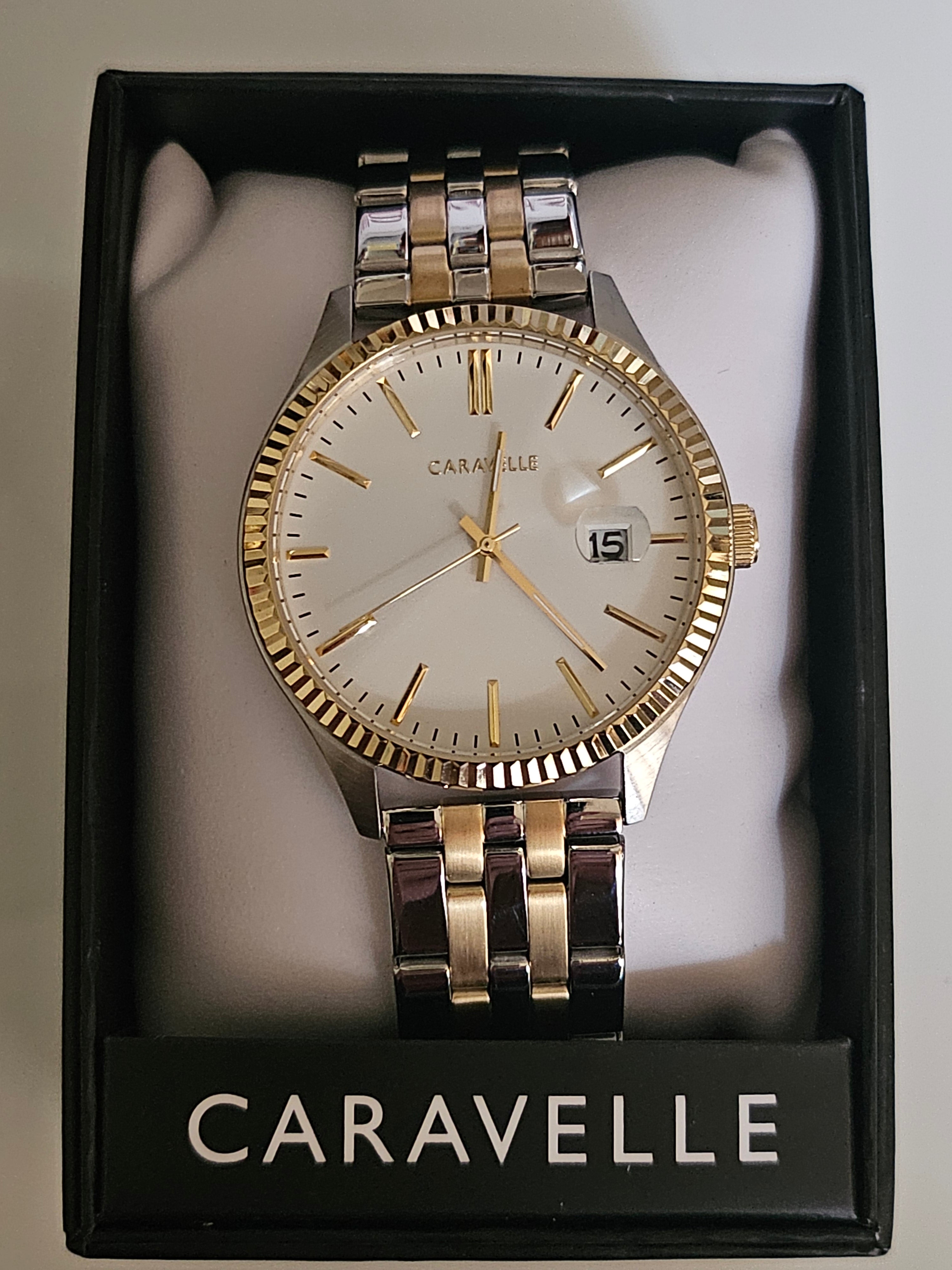Caravelle Stainless Steel Watch  - 45B148