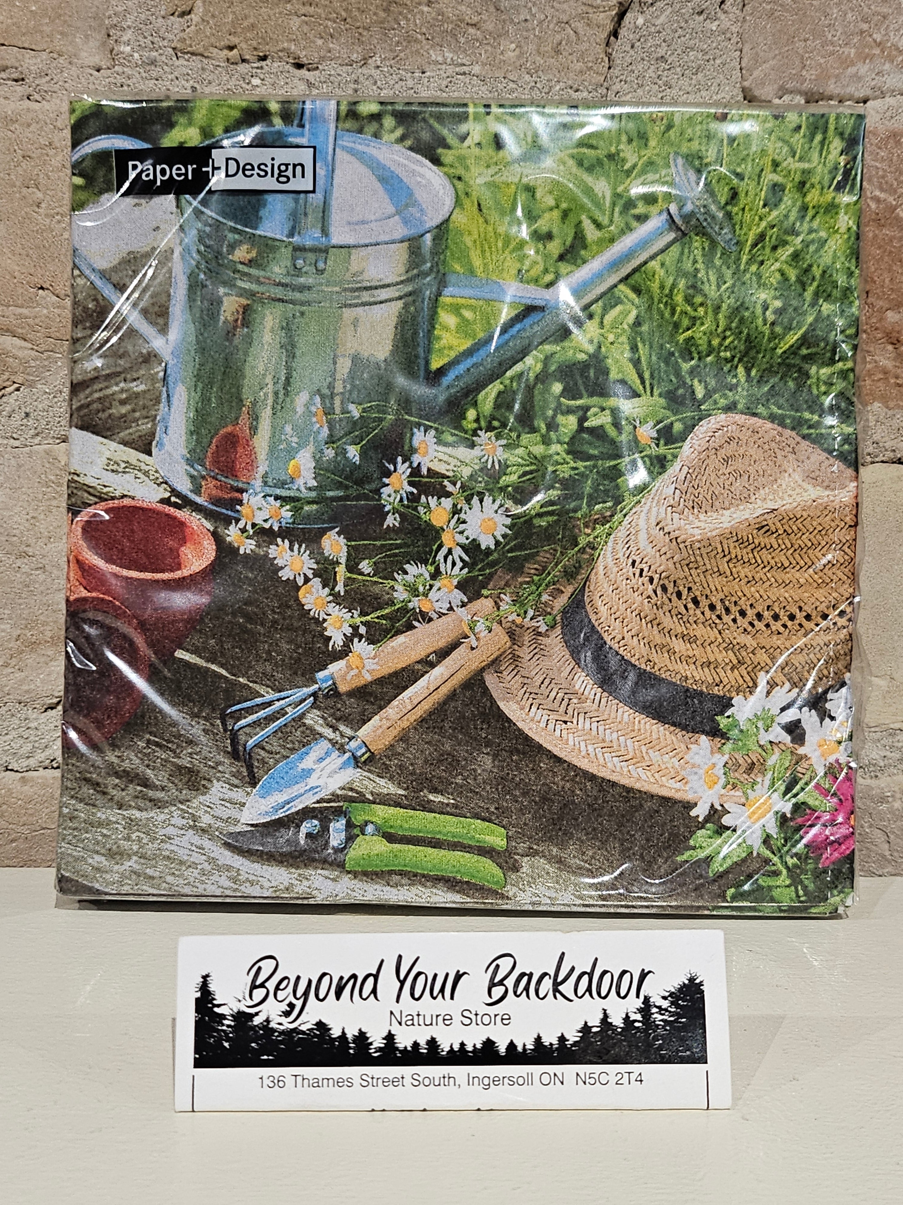 Paper+Design Napkins - 20 X 3-ply Tissue Luncheon Napkins - Gardening - 209982