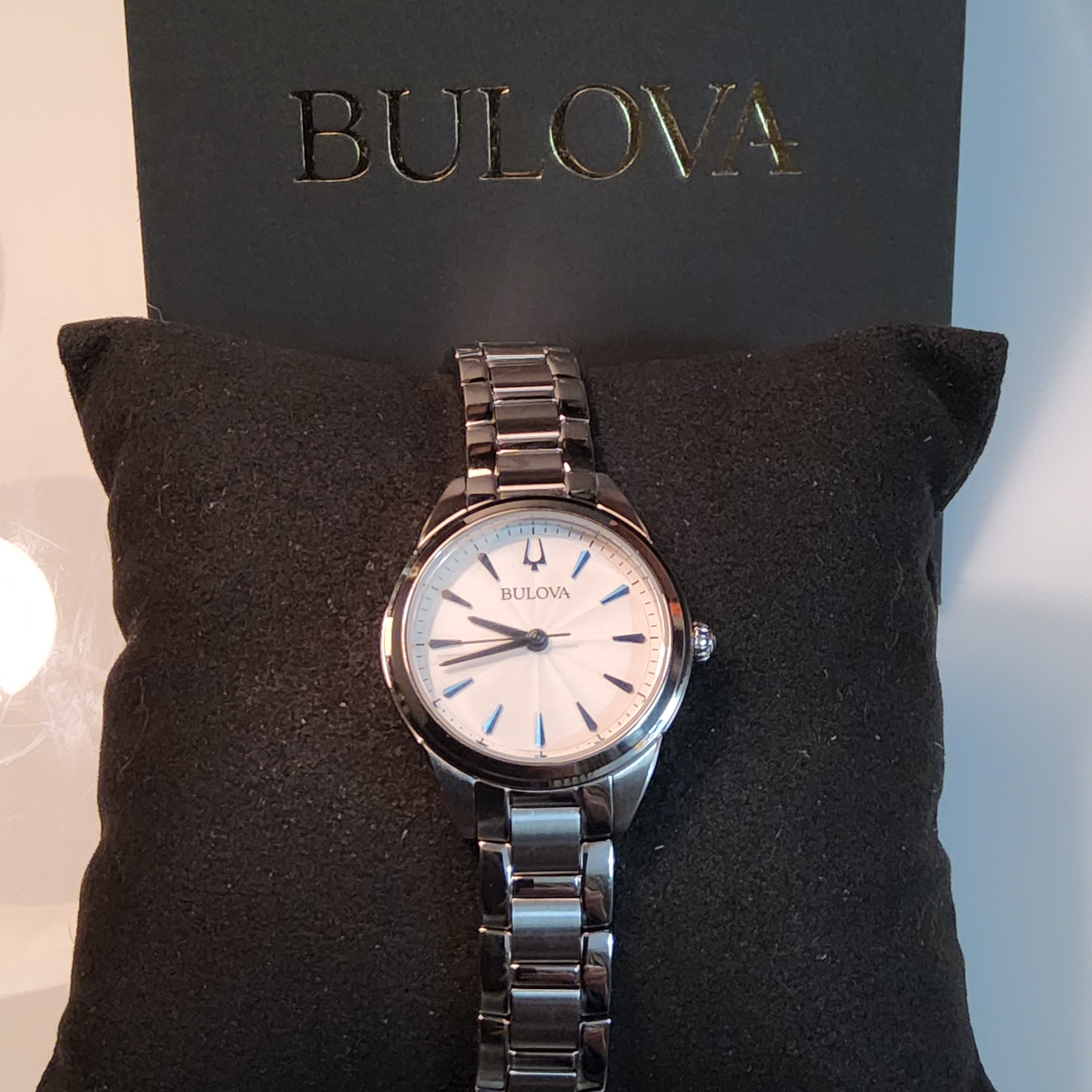 Bulova Silver Tone Watch - Ladies - 96L285 - Sutton