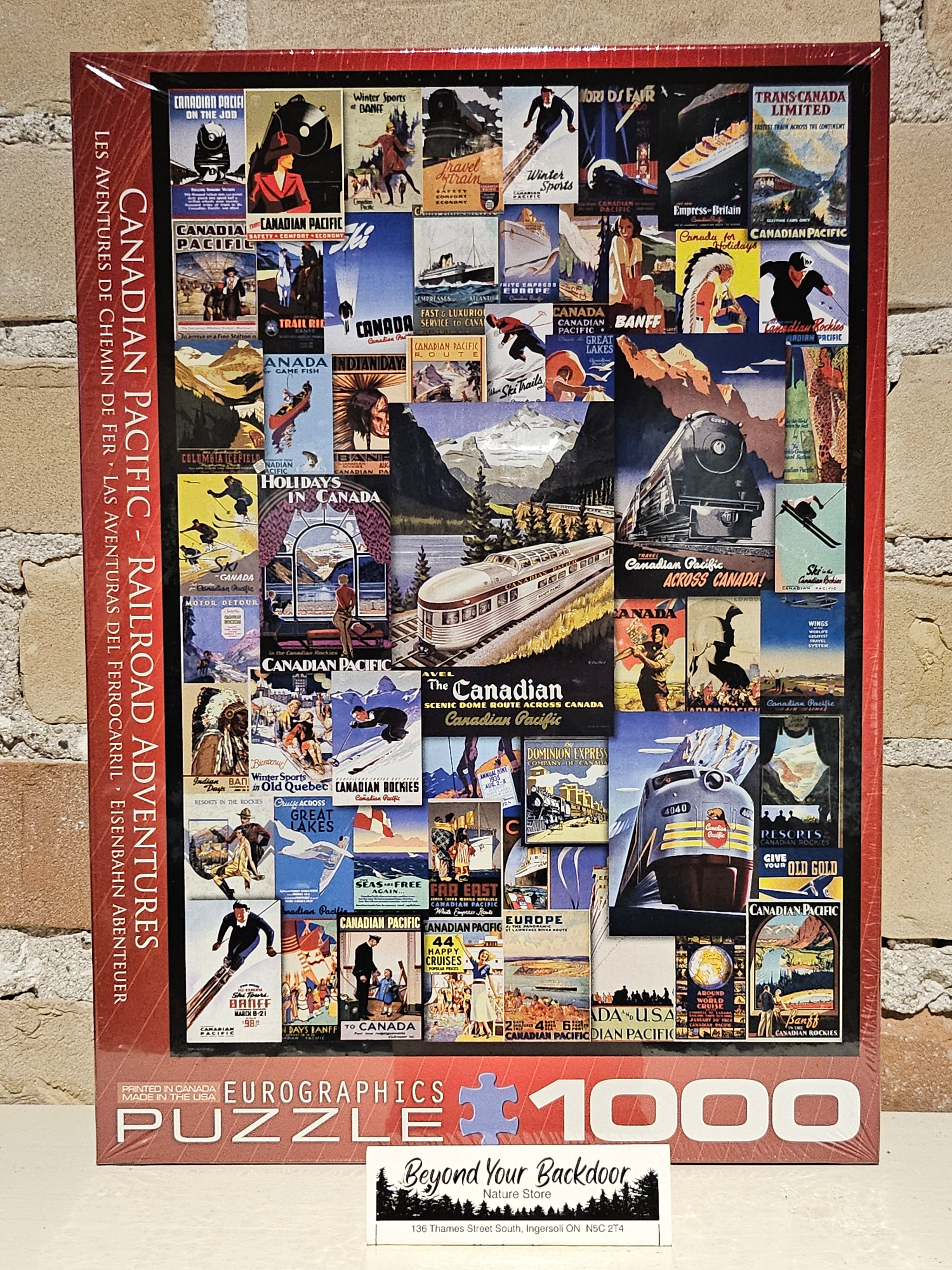 Eurographics Puzzle - Canadian Pacific Railroad Adventures - 1000 pieces - 6000-0648