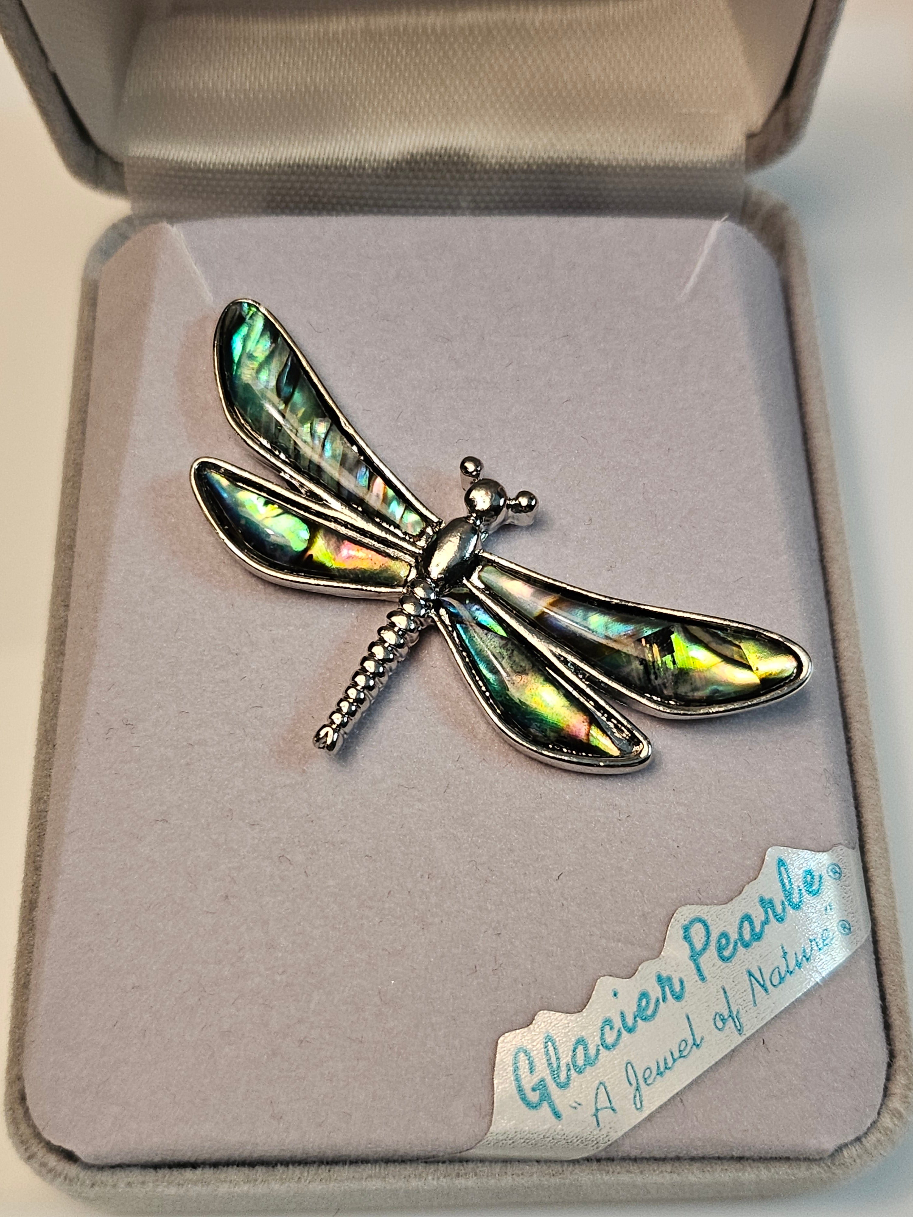 Storrs Brooch - Dragonfly - Glacier Pearle - 8031050