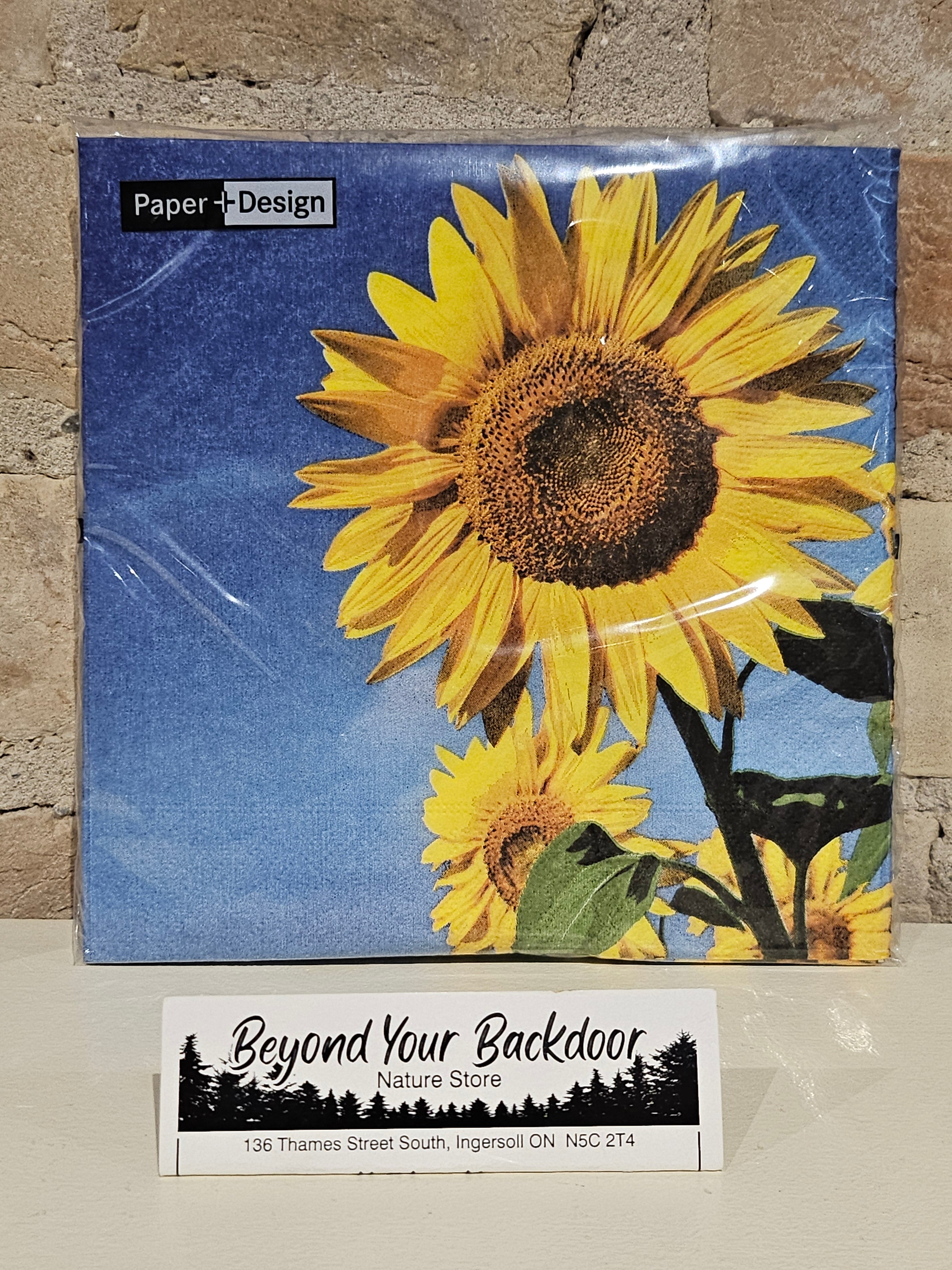 Paper+Design Napkins - 20 X 3-ply Tissue Luncheon Napkins - Sunflower Bloom - 195221