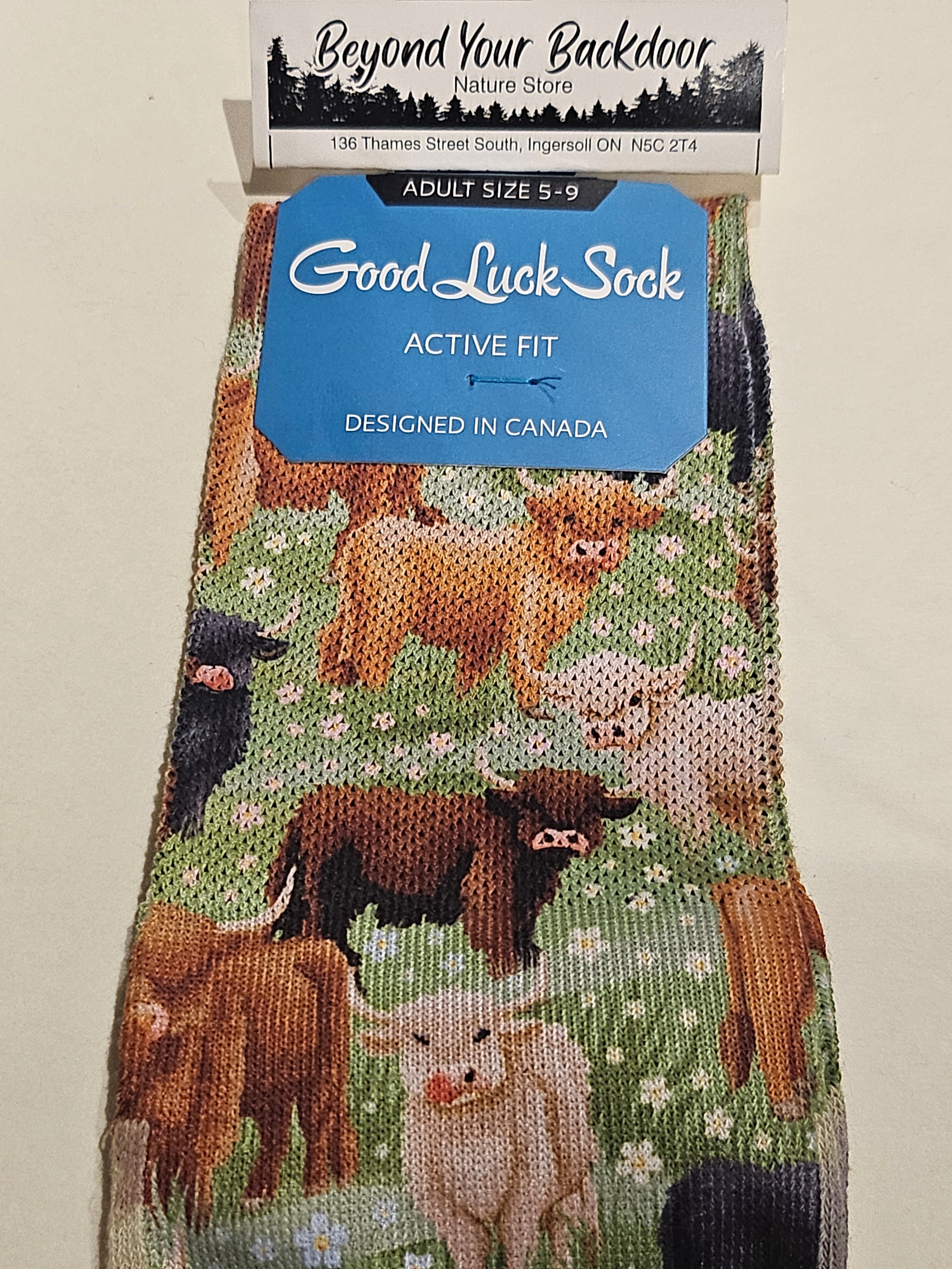 Good Luck Sock - Women's - Active Fit - Fits sizes 5-9 - ASSORTED DESIGNS