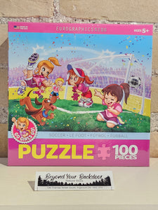 Eurographics Kids Puzzle - Go Girls Go! Soccer - 100 pieces - 6100-0413