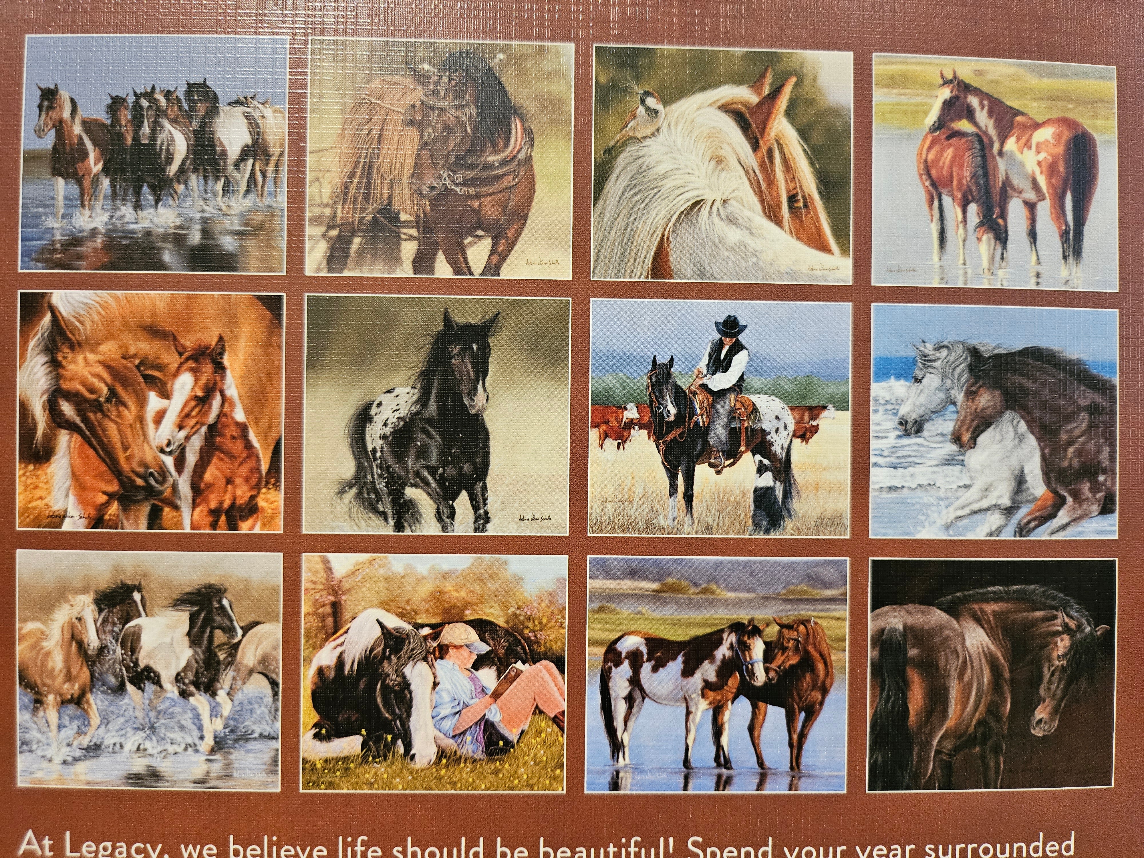 2026 - The Legacy Horses Calendar - by Victoria Wilson-Schultz - WCA104434