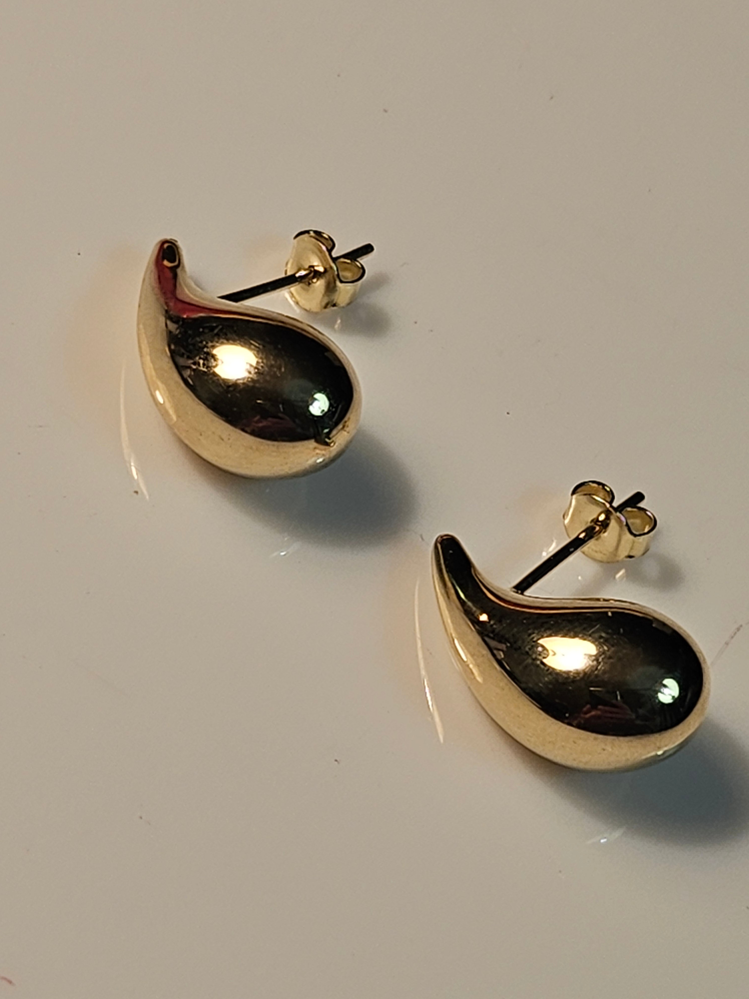 Stud Earrings - Yellow Gold 10Kt - Polished - $628