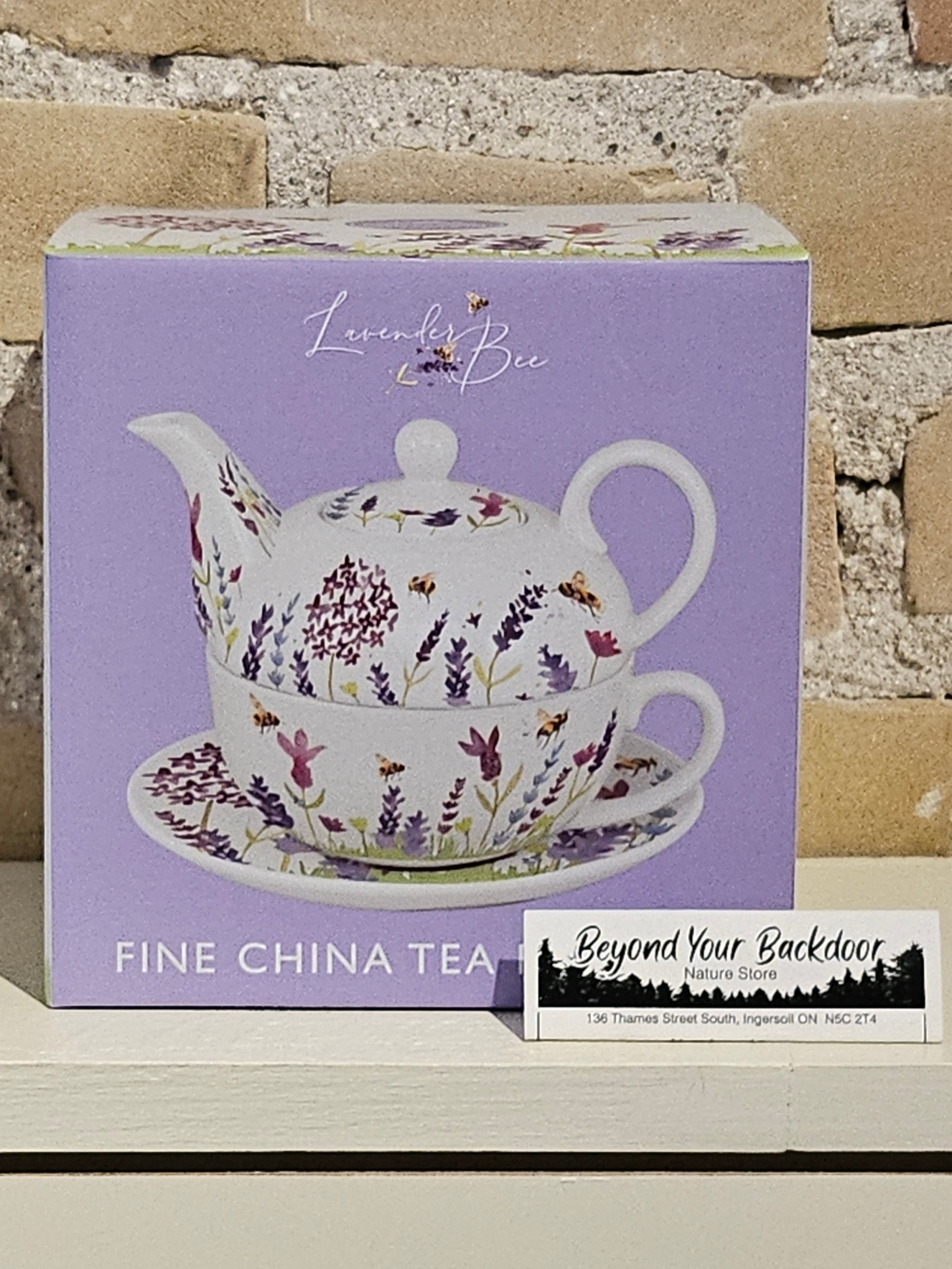 Fine China Lavender Bees Tea For One Set LP95629