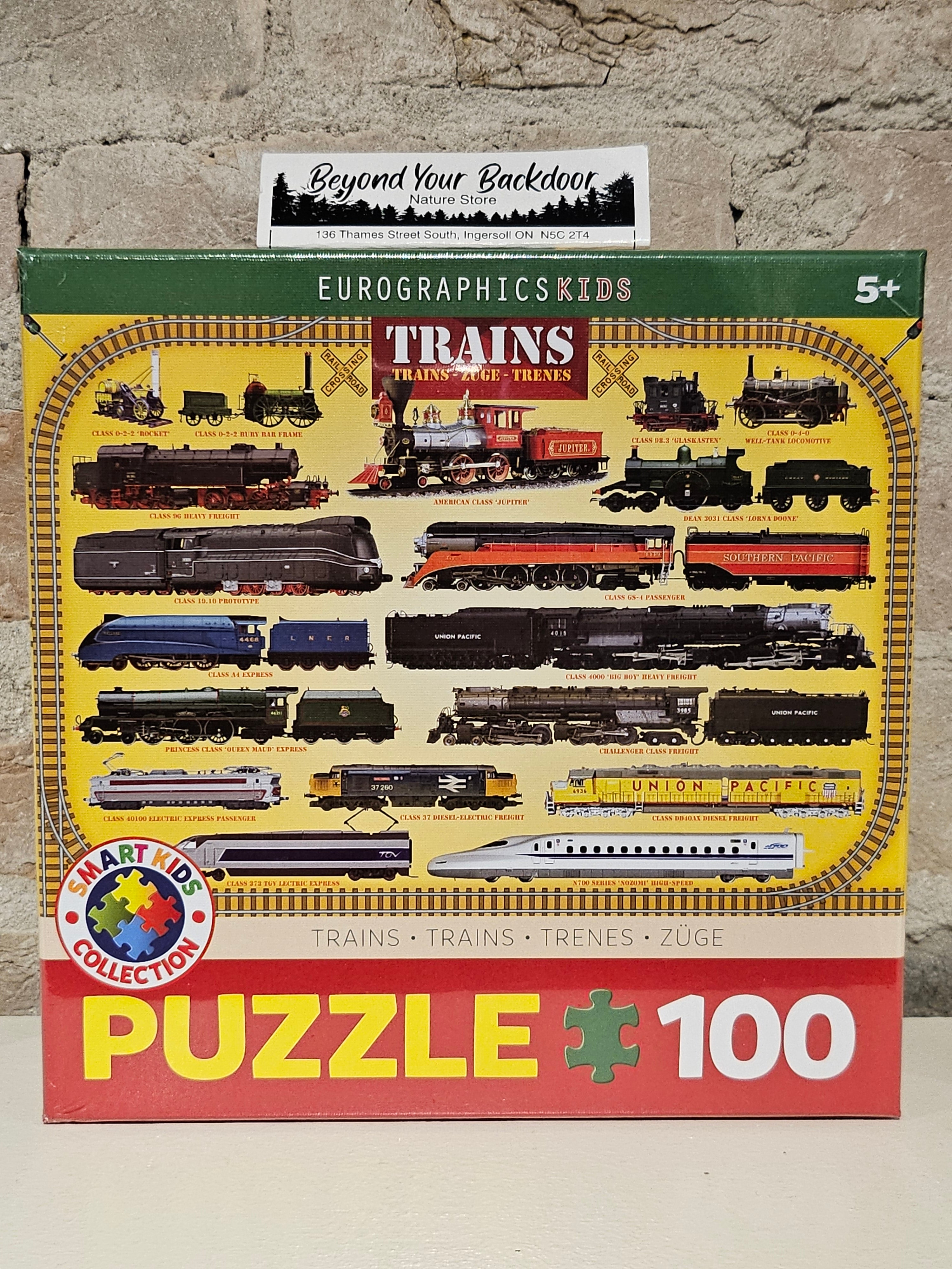 Eurographics Kids Puzzle - Trains - 100 pieces - 6100-0090