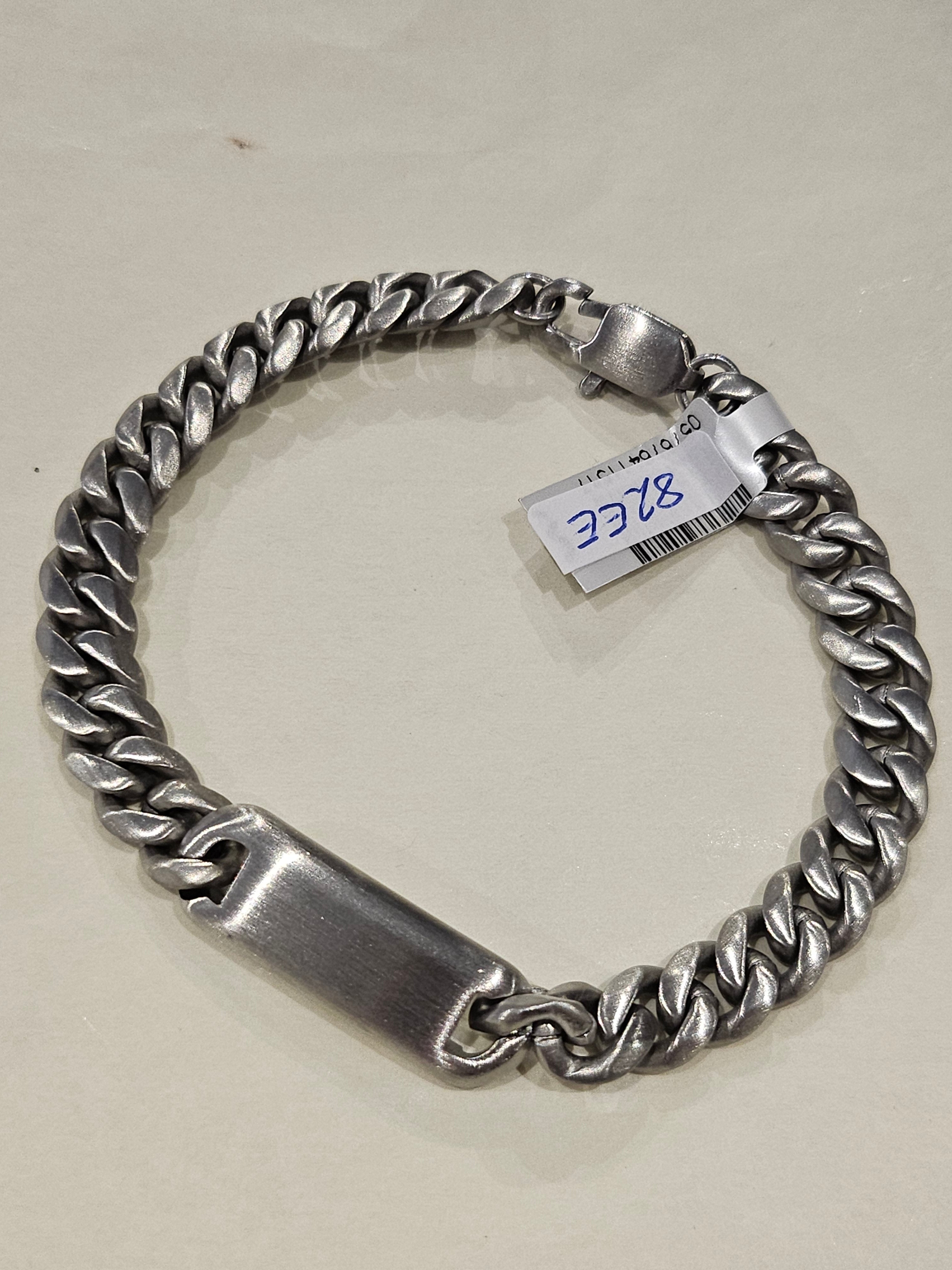 STEELX S/SBracelet  - Matte ID Bracelet - 8"