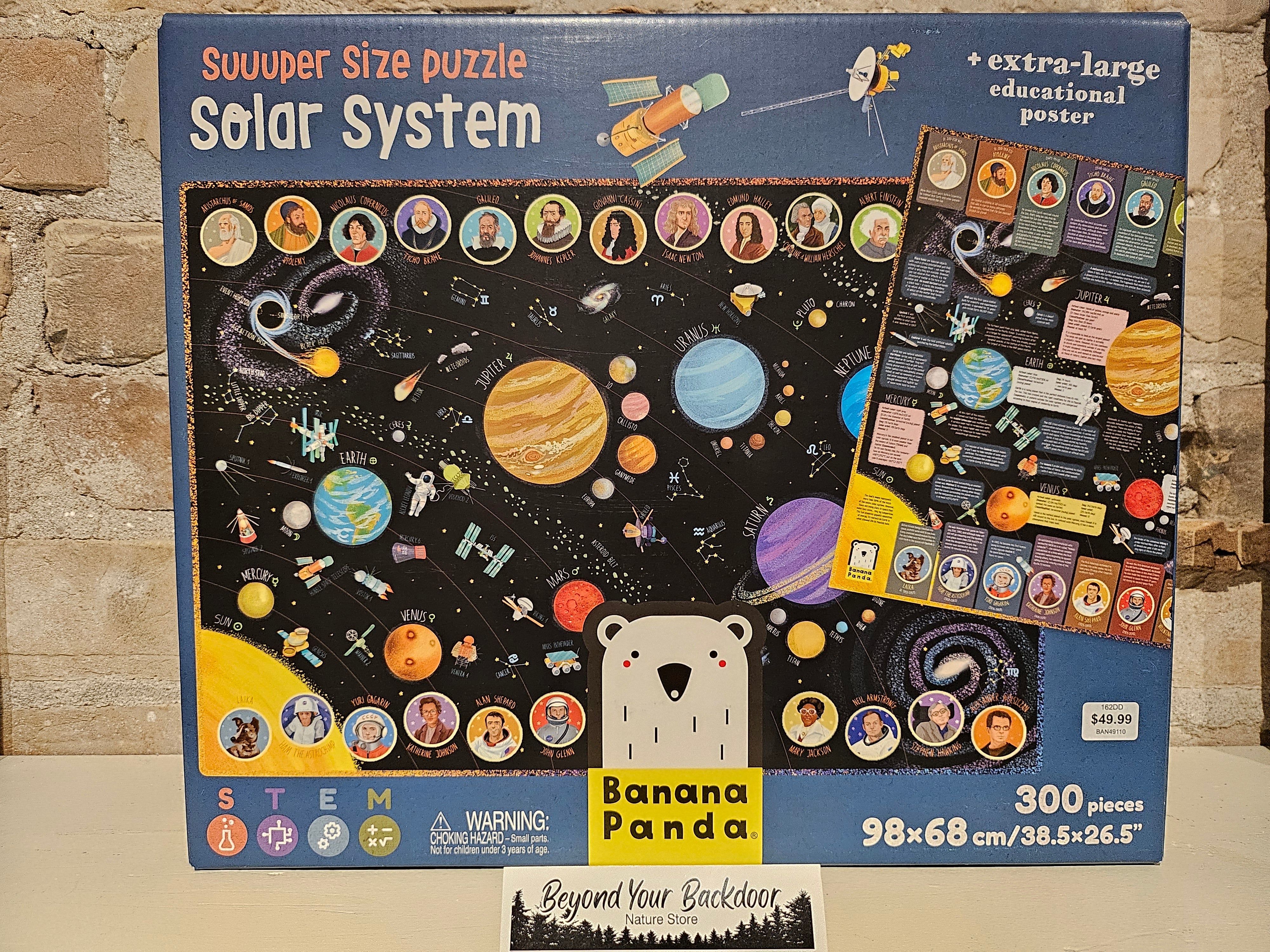 Banana Panda - Solar System - STEM - 7+ - Suuuper Size Puzzle - 300 pieces - 49110