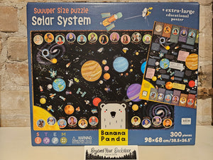 Banana Panda - Solar System - STEM - 7+ - Suuuper Size Puzzle - 300 pieces - 49110