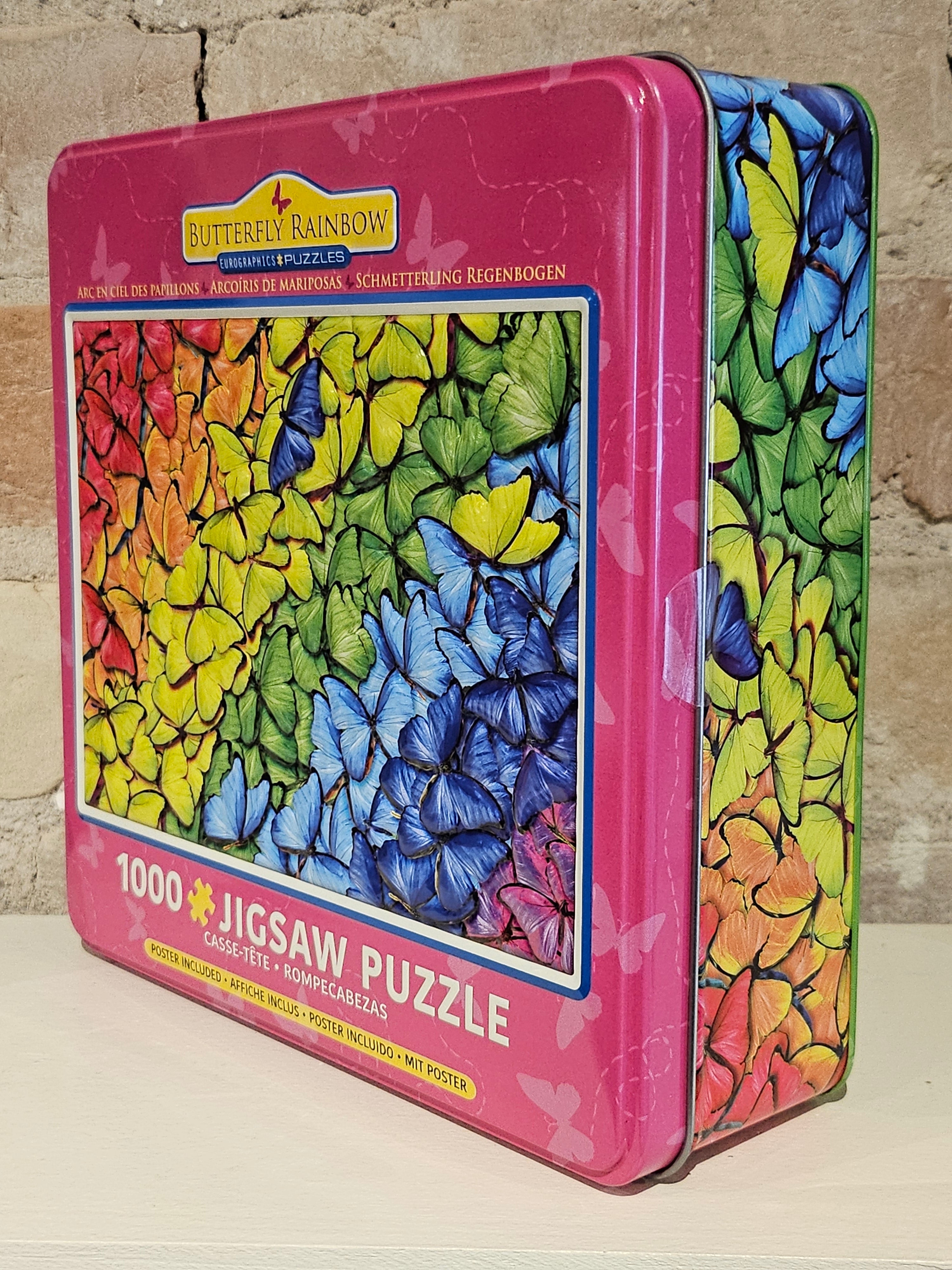 Eurographics Puzzle - Tin - Butterfly Rainbow - 1000 pieces - 8051-5603