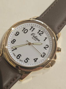 Orlean Watch - GLOW - Leather Band - ME3641-LTR