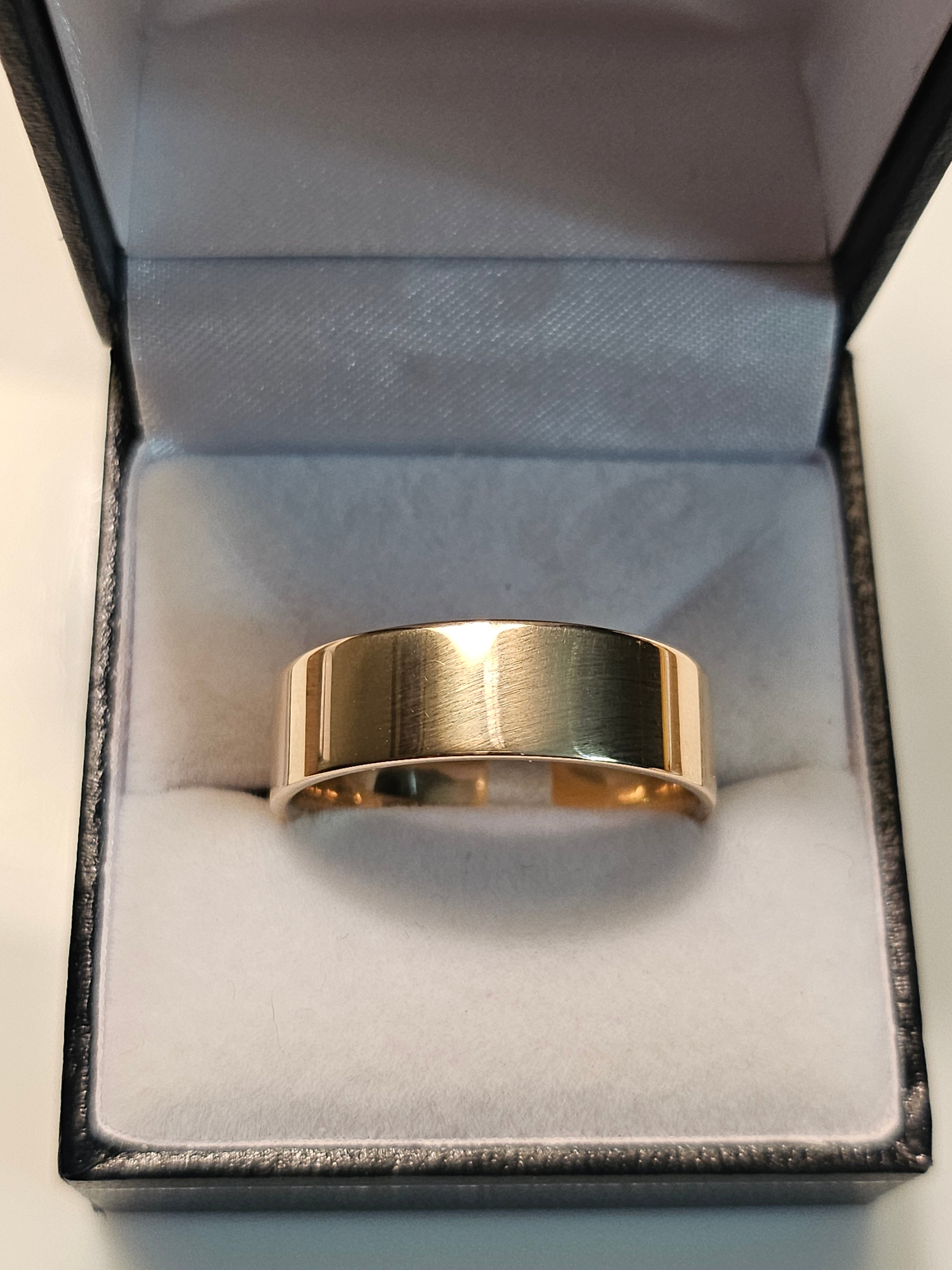 Gold Wedding Band - Men's 7T00RM - $2315