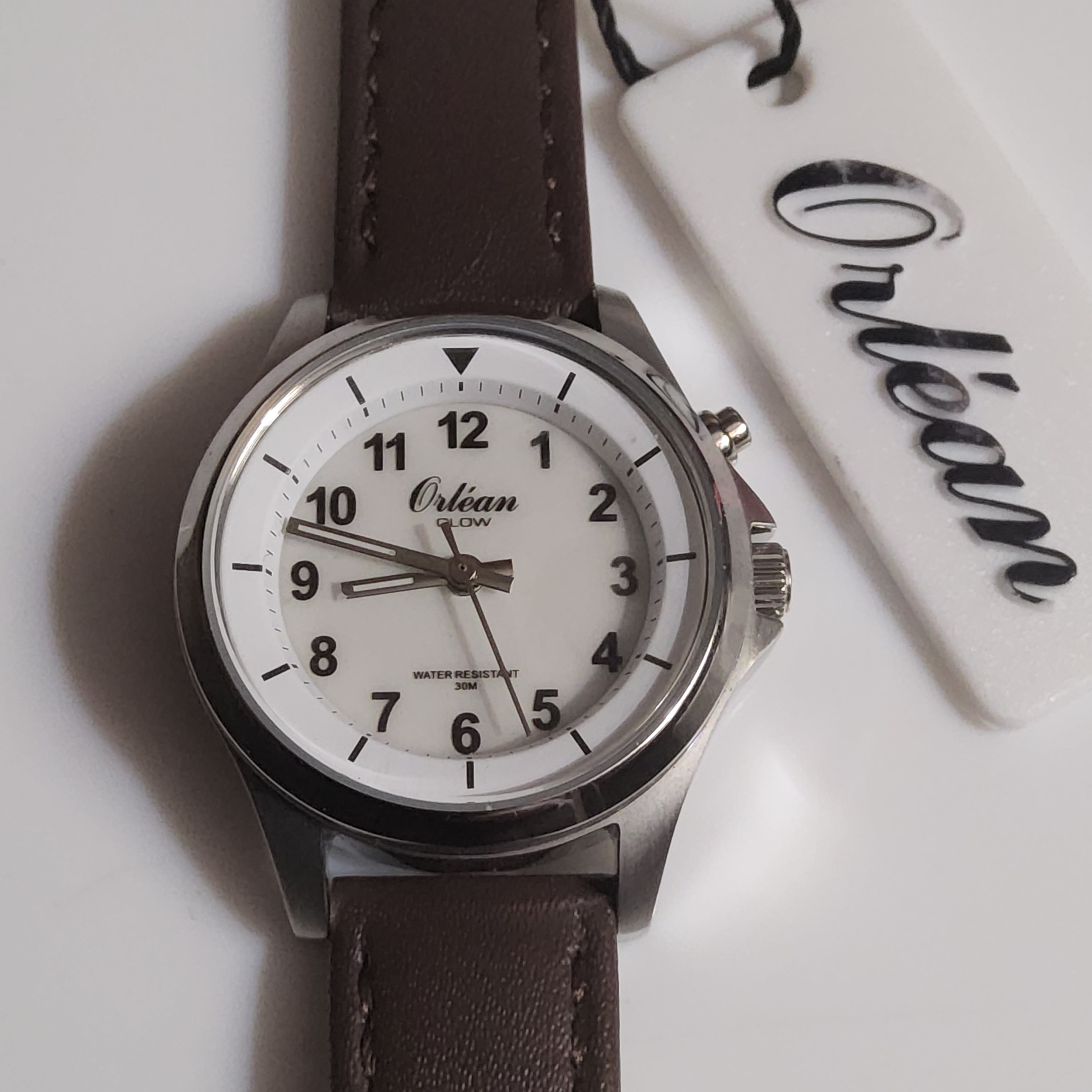 Orlean Watch - Ladies - GLOW - Leather Band - ME3346G-LTR