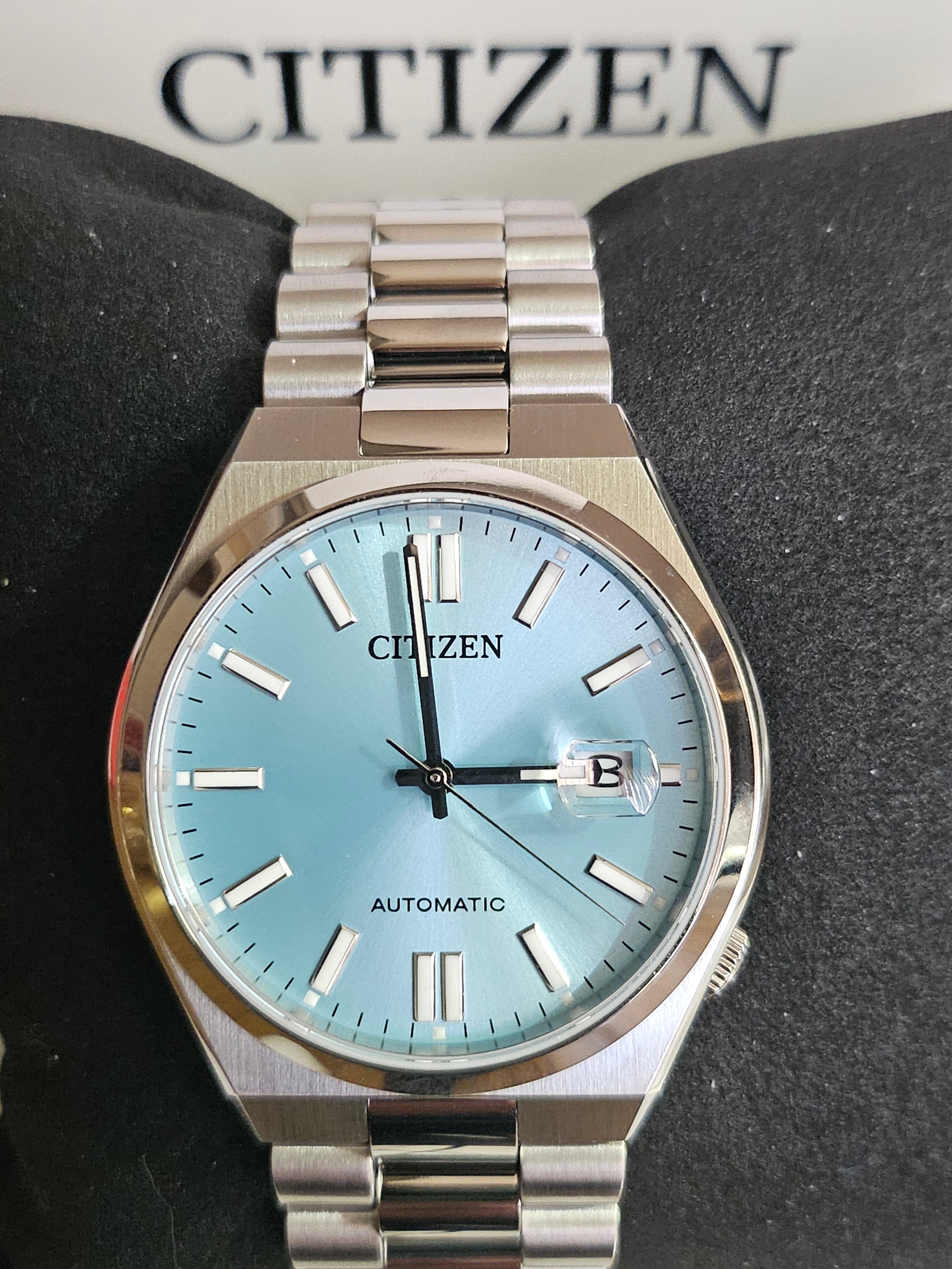 Citizen  Automatic Stainless Steel Watch - NJ0151-53M - Tsuyosa - Blue