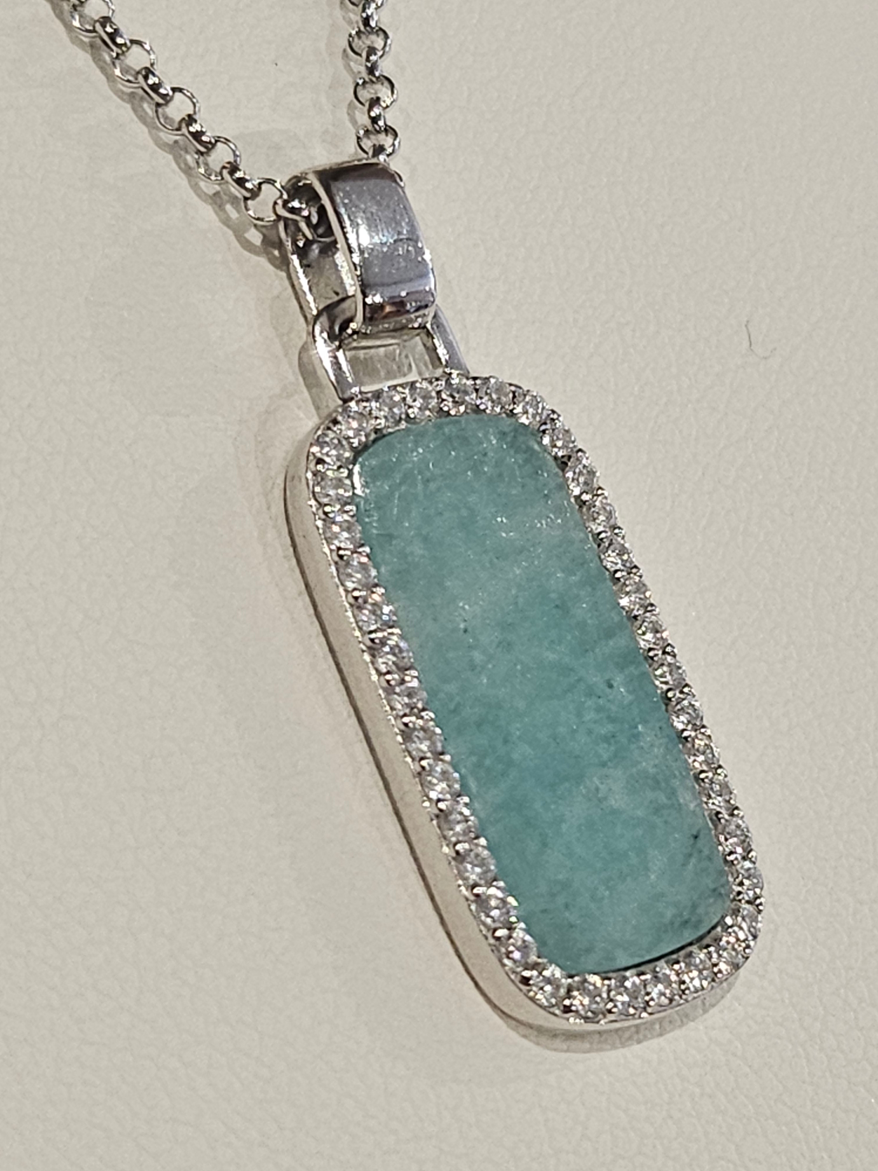 ELLE S/SChain - Amazonite - 17 + 3 inch extension - Allure - $199