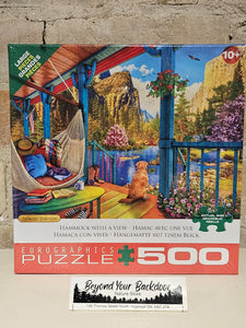 Eurographics Puzzle - Hammock With A View -  500 Large pieces - 8500-5885