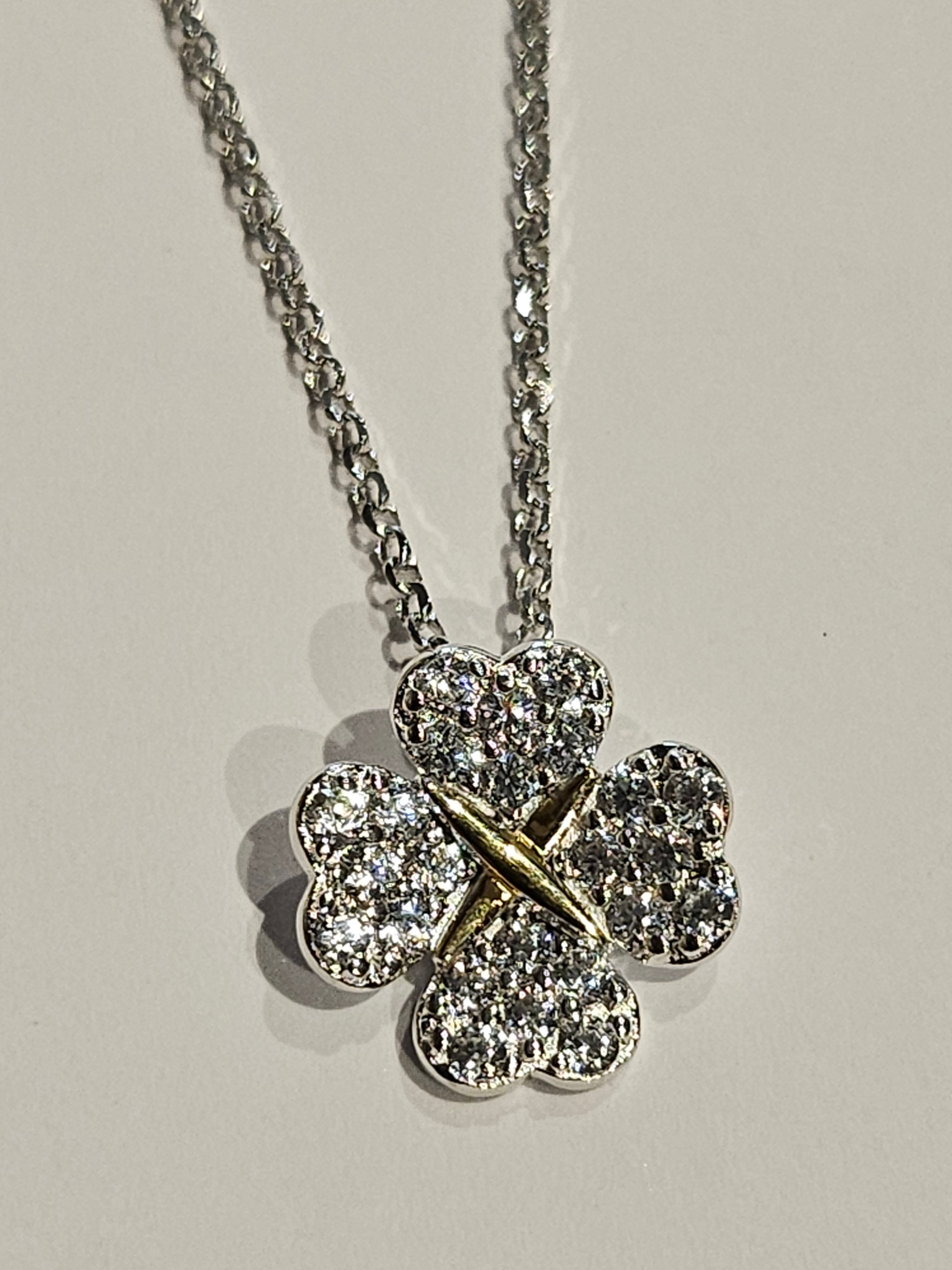 Reign S/SPendant - Clover - 18 + 3 inches - $73