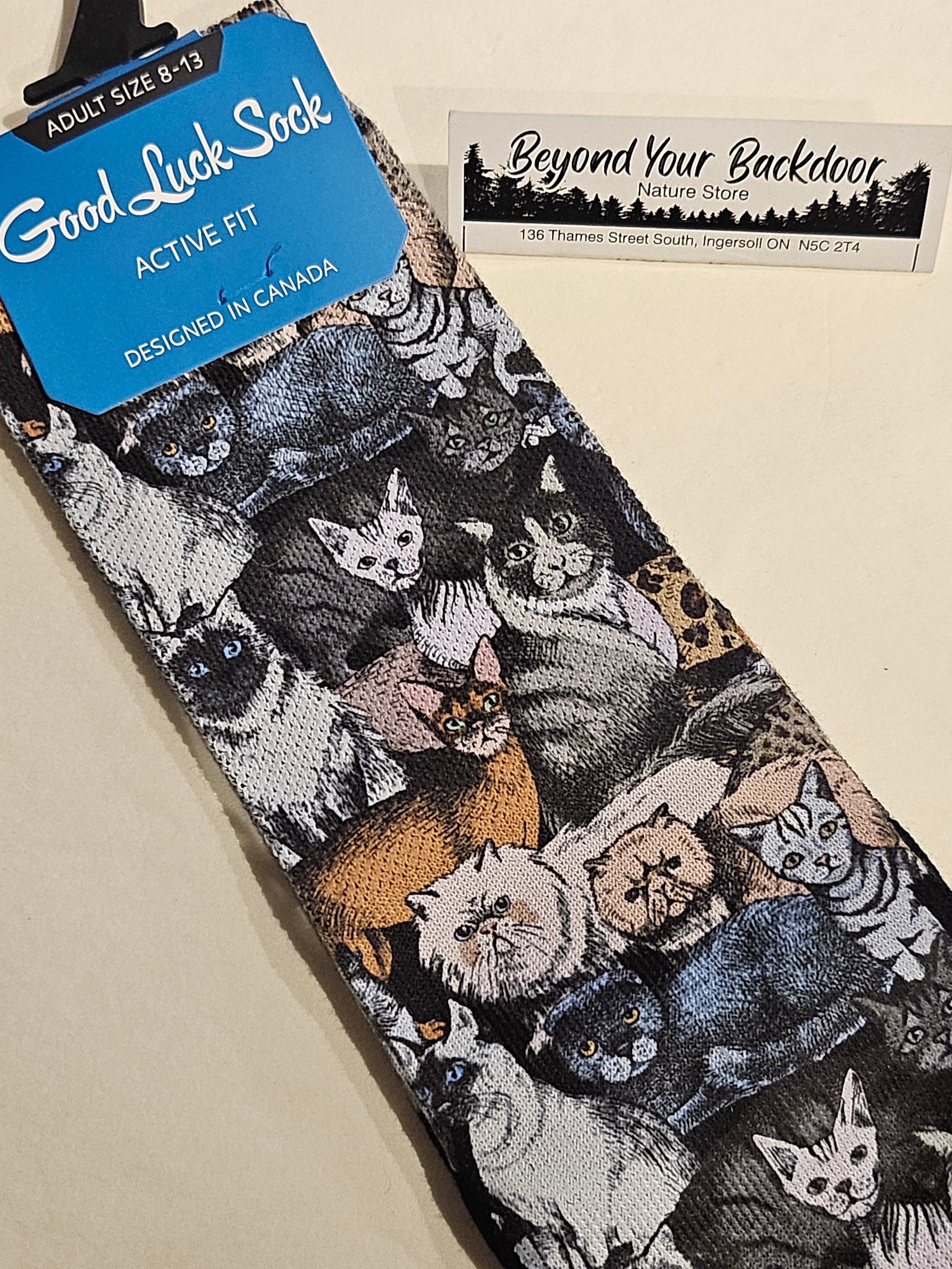 Good Luck Sock - Mens - Active Fit - Fits sizes 8-13 - ASSORTED DESIGNS