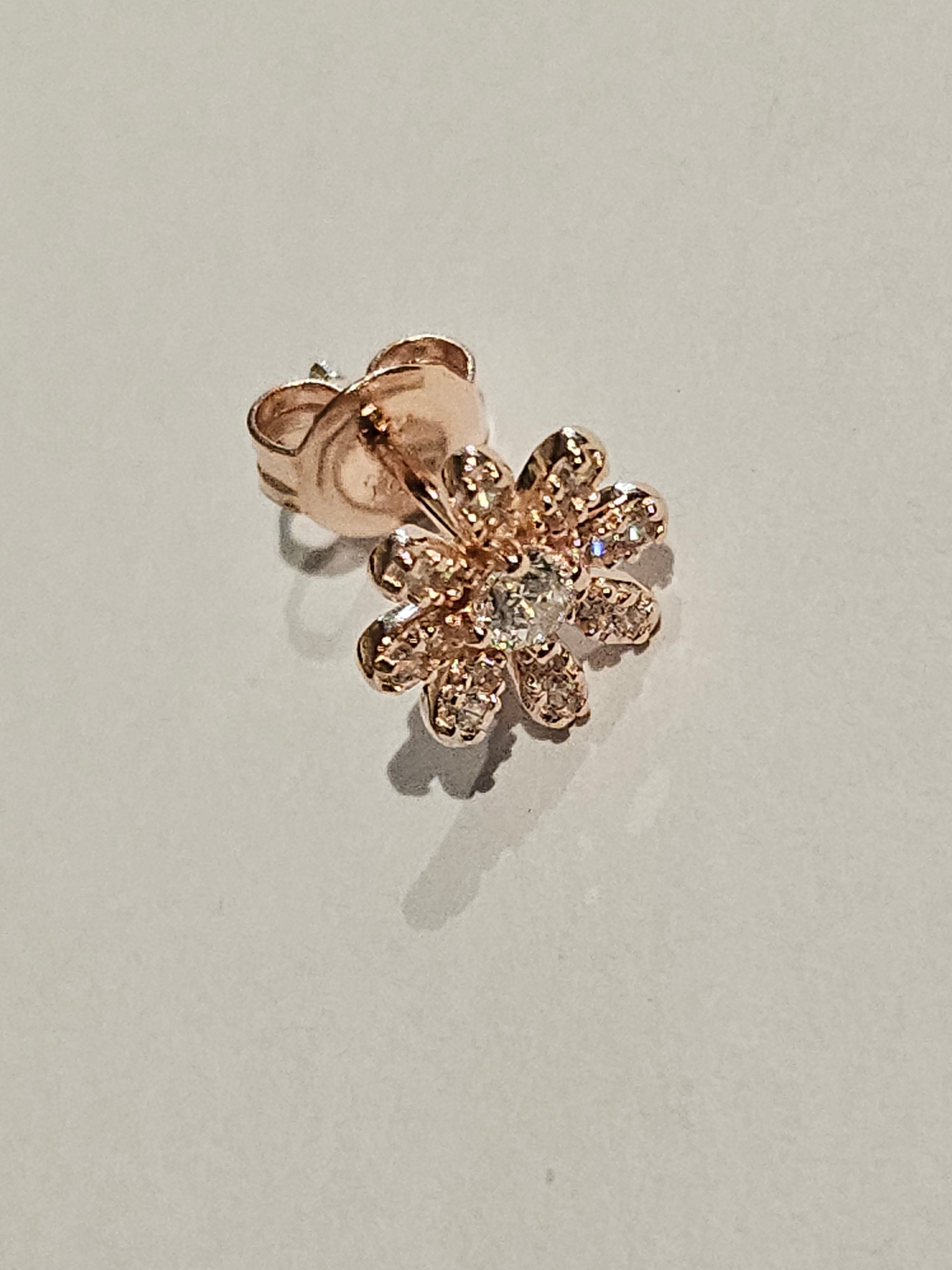 Reign S/SEarrings - Daisy - Rose-gold-plated - Stud - $48