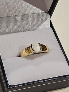 Oval Cut Opal Ring - $1288
