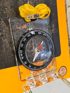 Ace Camp Foldable Map Compass with MIrror - 3114