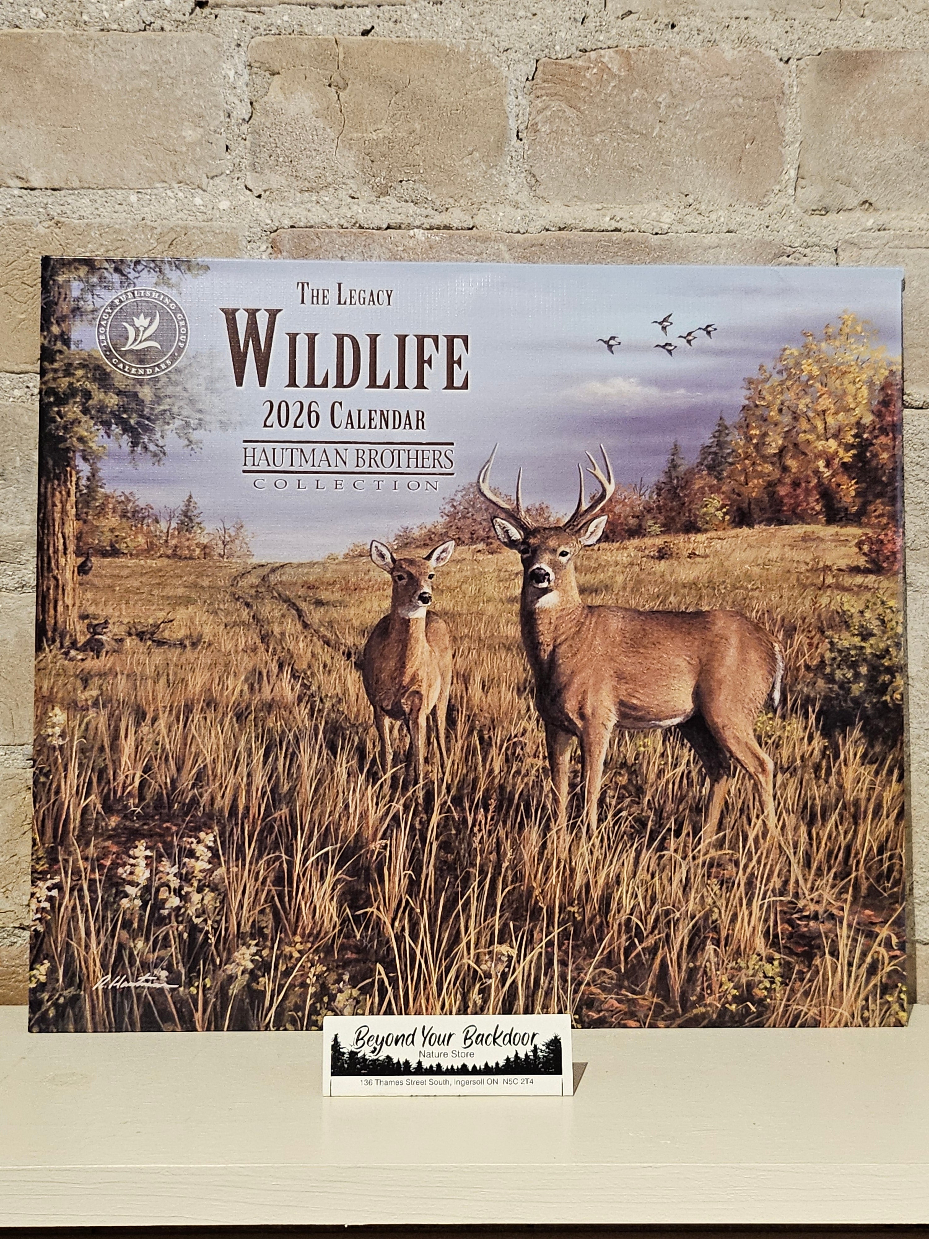 2026 - The Legacy Wildlife Calendar - Hautman Brothers Collection - WCA104474