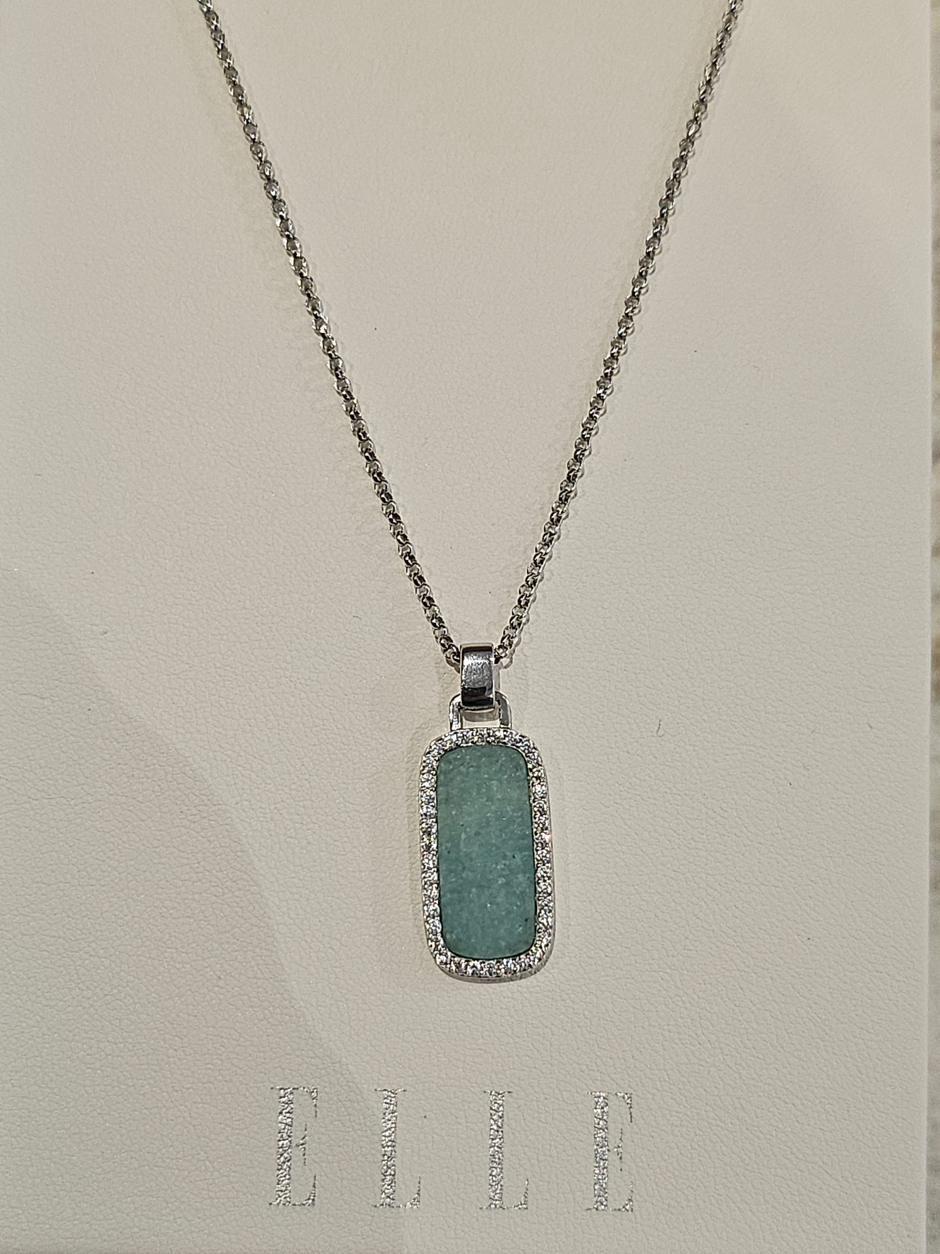 ELLE S/SChain - Amazonite - 17 + 3 inch extension - Allure - $199