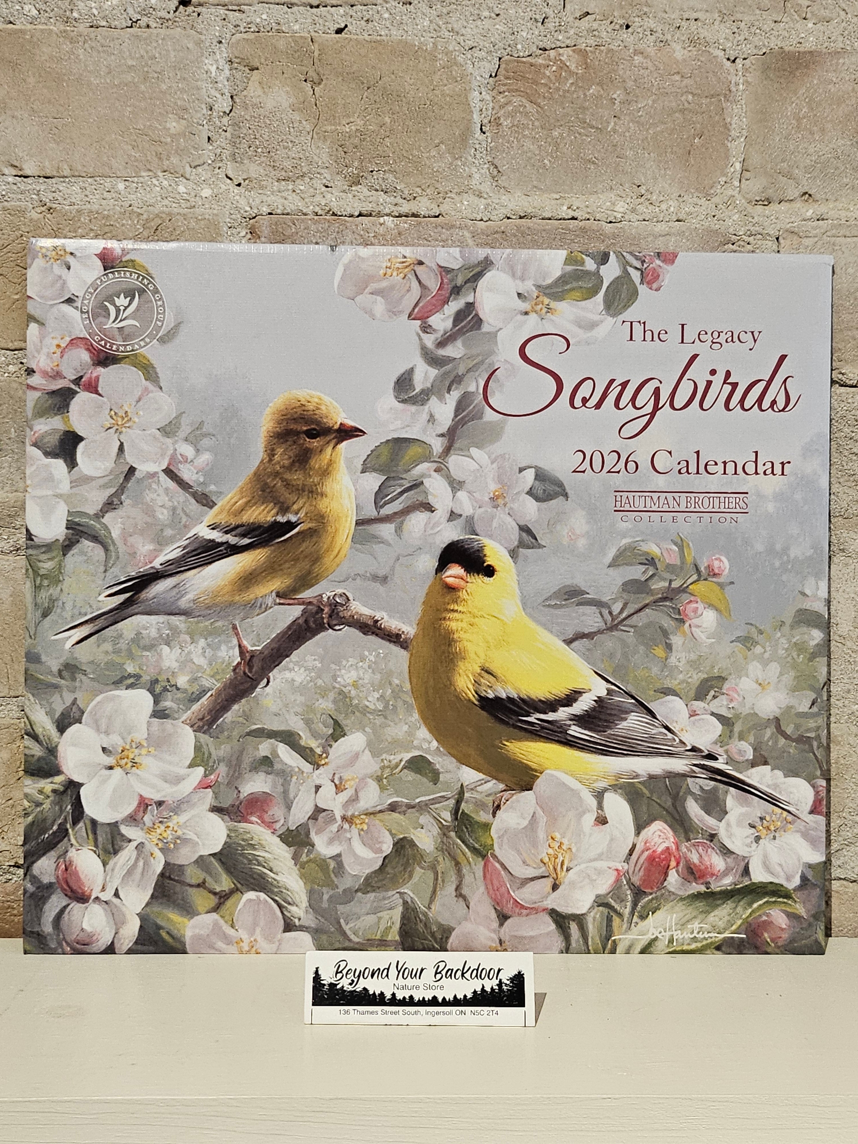 2026 - The Legacy Songbirds Calendar - Hautman Brothers Collection - WCA104500