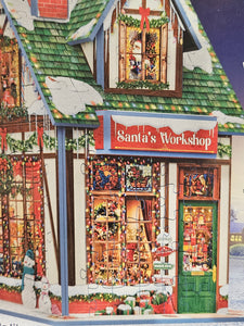 Eurographics Puzzle - 3-D - Santa's Workshop - 323 pieces - 9905-6044