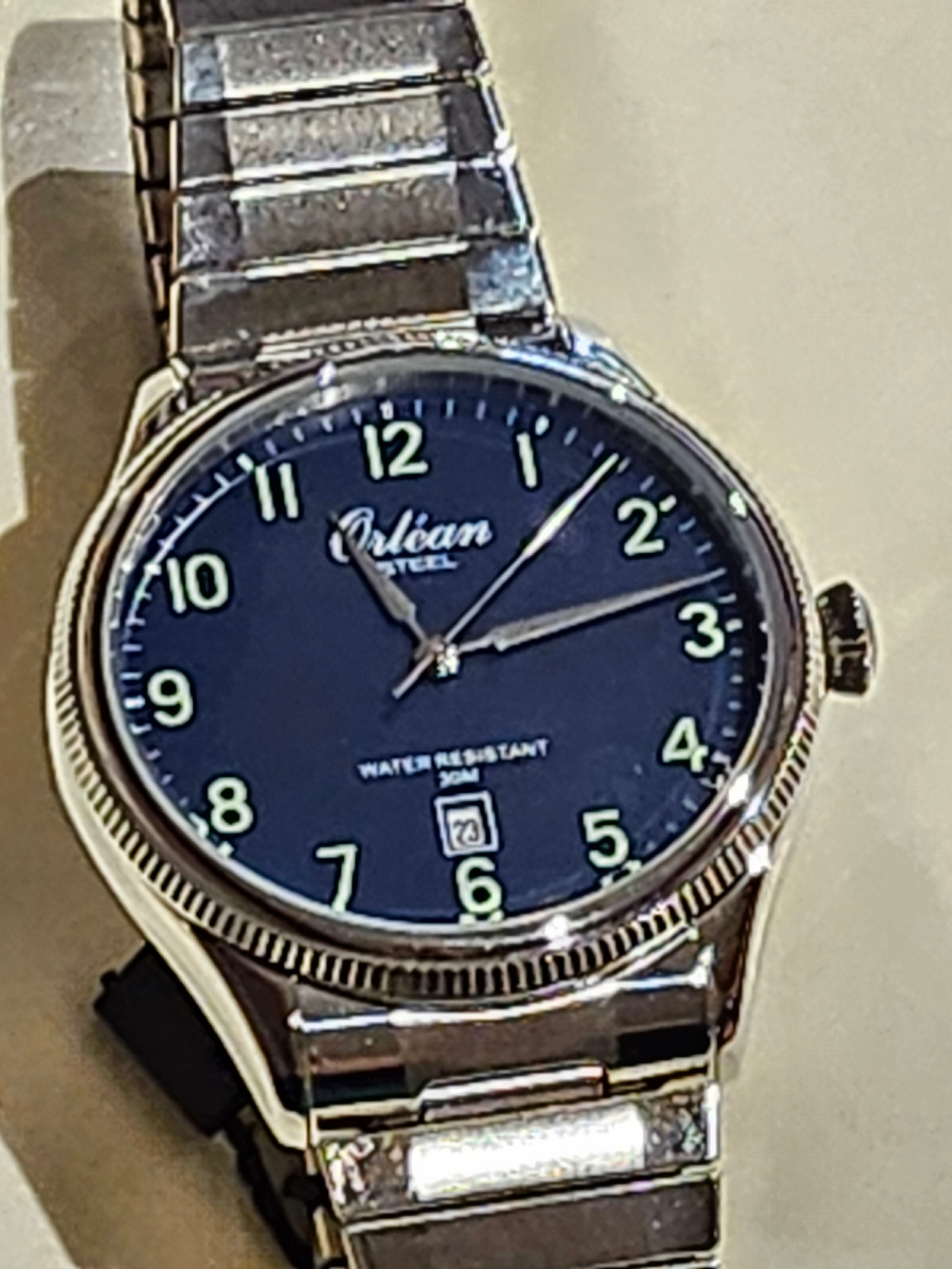 Orlean Watch - Expansion Band - Blue Face - ME3533