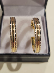 Hoop Earrings - 24mm - Yellow Gold 10Kt - $459