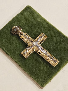 Gold Cross - Crucifix - 2128